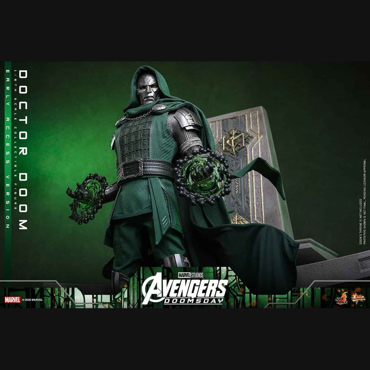 Hot Toys Marvel: Avengers Doomsday - Doctor Doom Masterpiece 1/6 Actionfigur