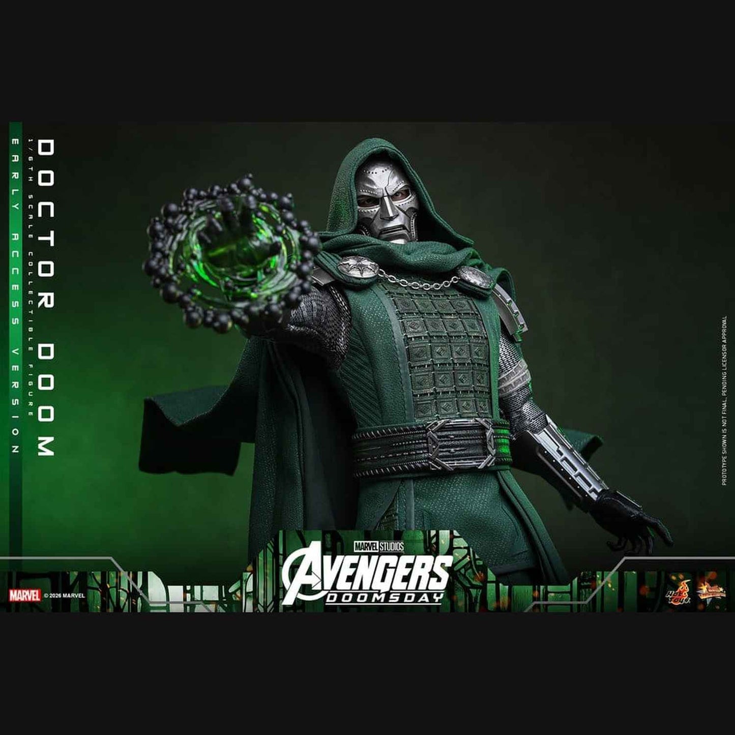 Hot Toys Marvel: Avengers Doomsday - Doctor Doom Masterpiece 1/6 Actionfigur
