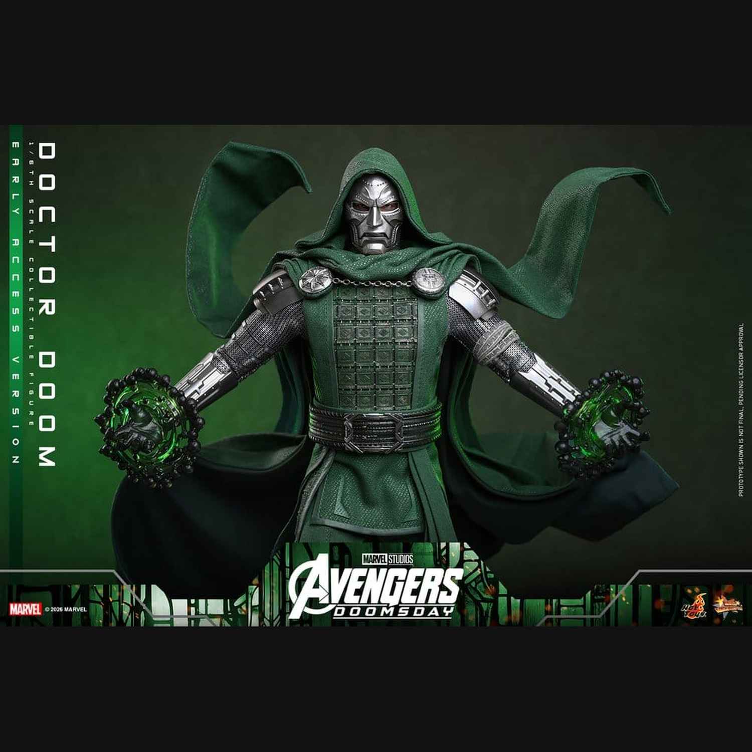 Hot Toys Marvel: Avengers Doomsday - Doctor Doom Masterpiece 1/6 Actionfigur