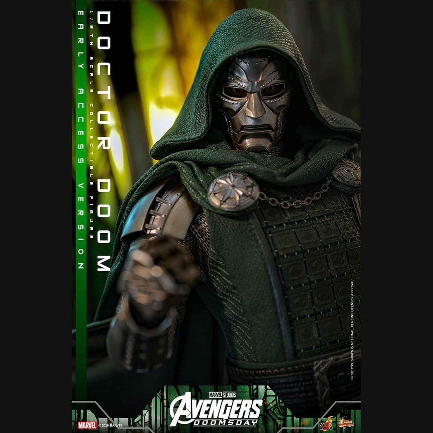 Hot Toys Marvel: Avengers Doomsday - Doctor Doom Masterpiece 1/6 Actionfigur