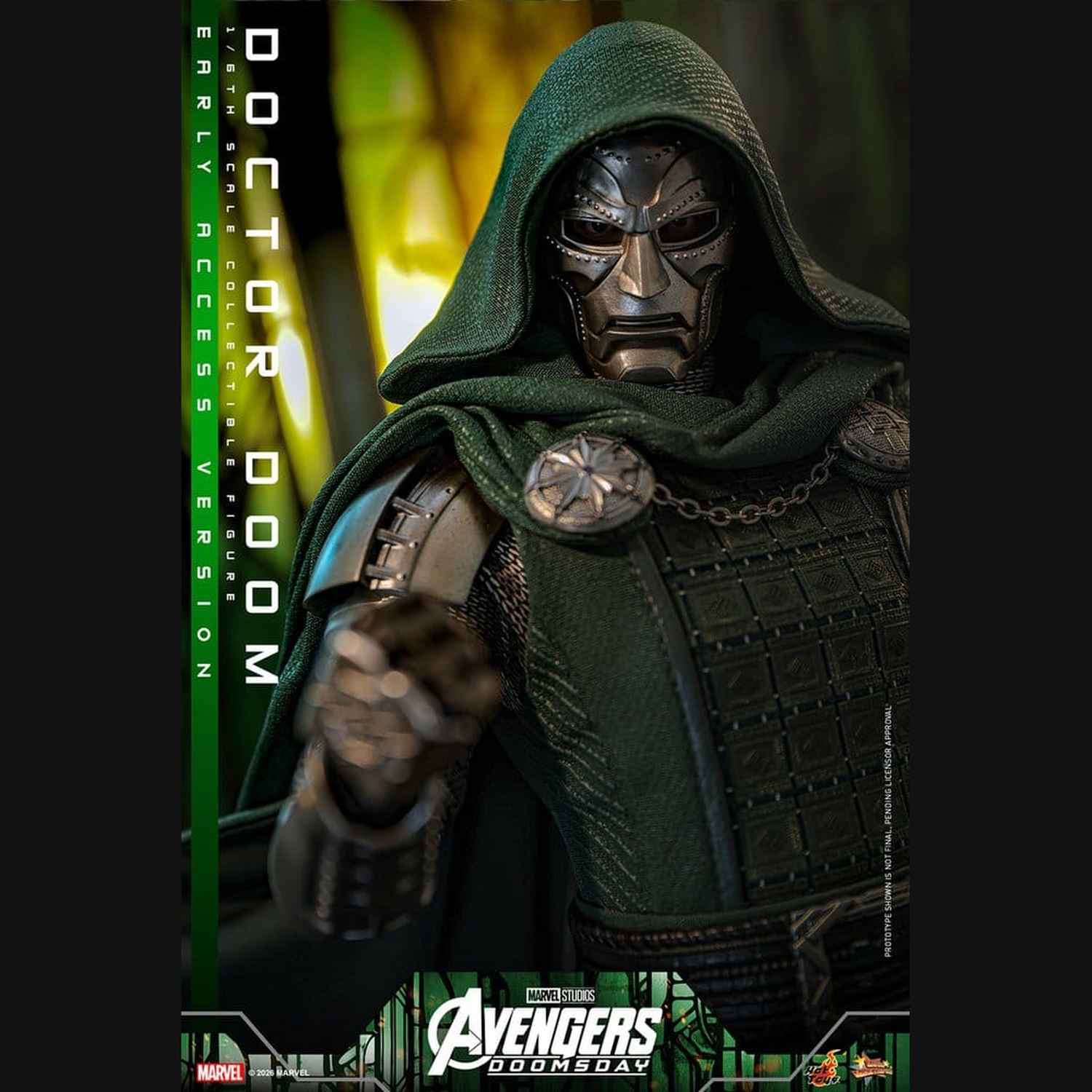 Hot Toys Marvel: Avengers Doomsday - Doctor Doom Masterpiece 1/6 Actionfigur