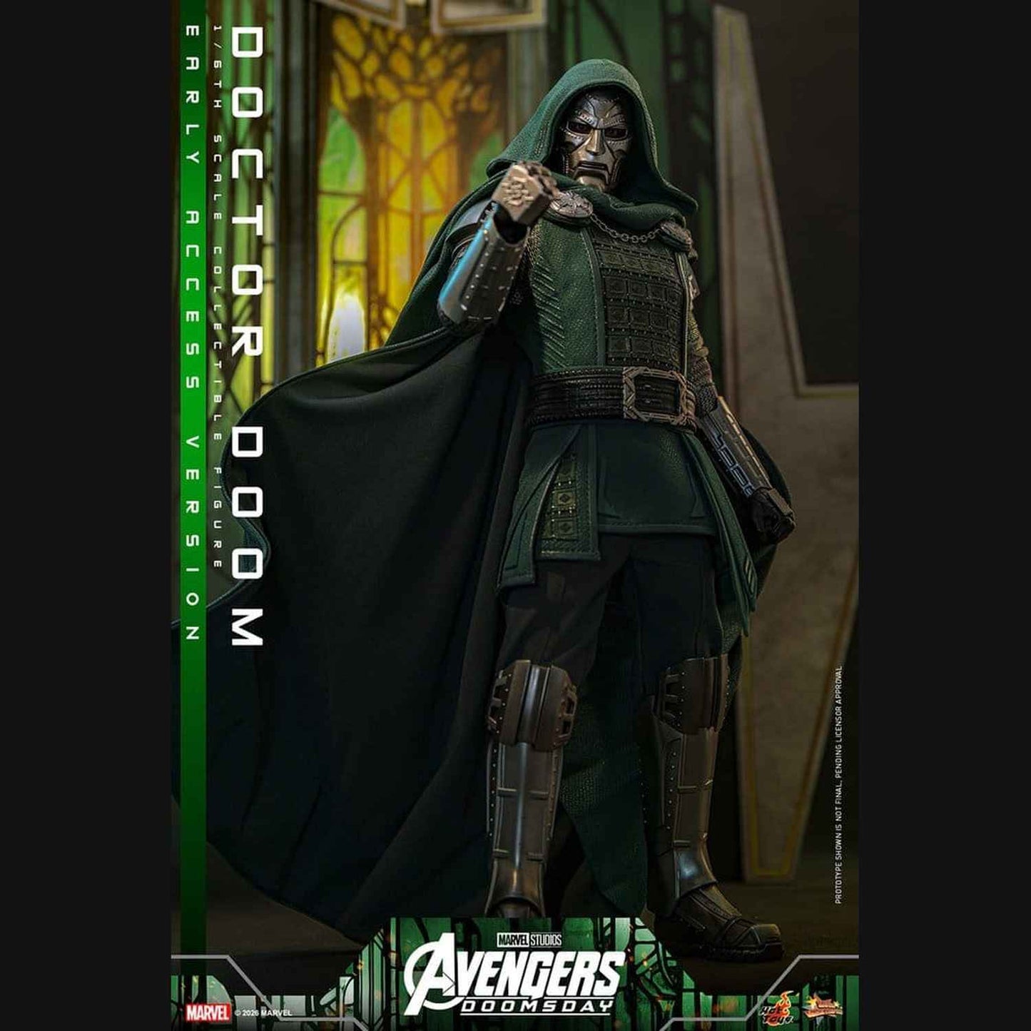 Hot Toys Marvel: Avengers Doomsday - Doctor Doom Masterpiece 1/6 Actionfigur