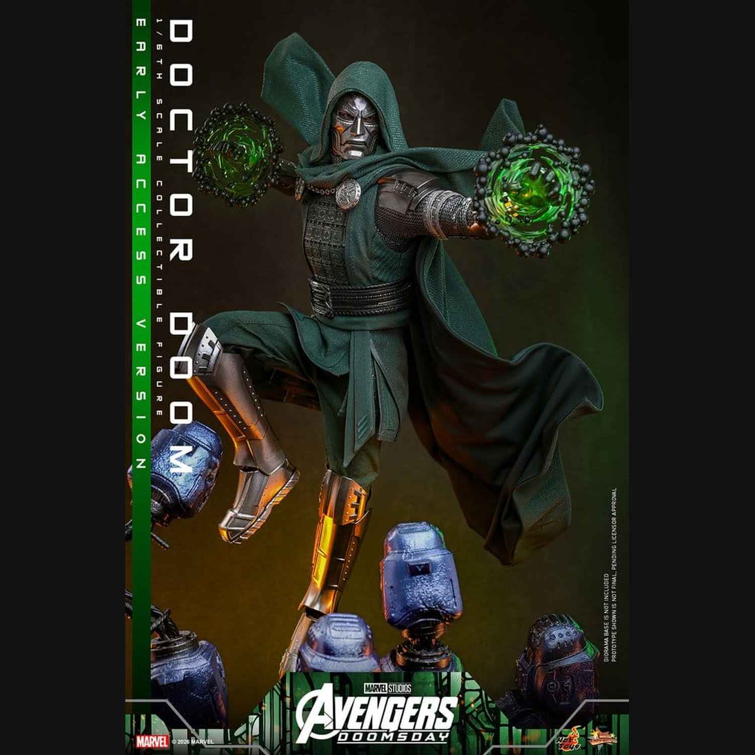Hot Toys Marvel: Avengers Doomsday - Doctor Doom Masterpiece 1/6 Actionfigur