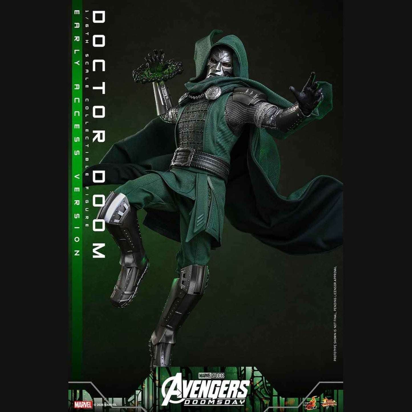 Hot Toys Marvel: Avengers Doomsday - Doctor Doom Masterpiece 1/6 Actionfigur