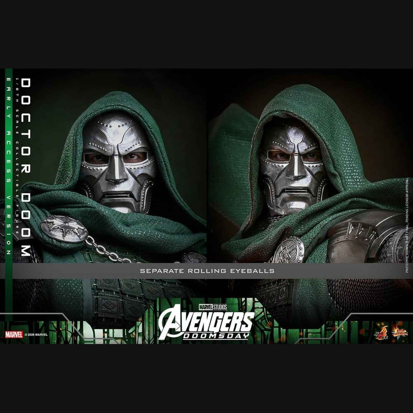 Hot Toys Marvel: Avengers Doomsday - Doctor Doom Masterpiece 1/6 Actionfigur