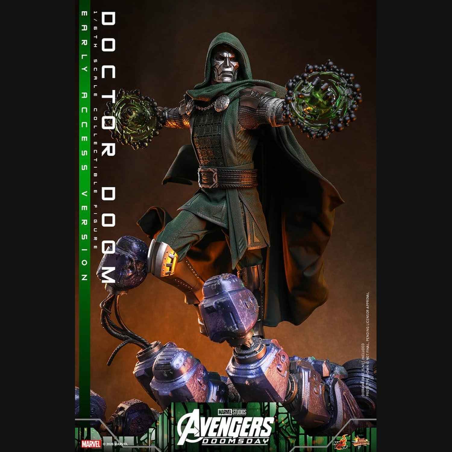 Hot Toys Marvel: Avengers Doomsday - Doctor Doom Masterpiece 1/6 Actionfigur