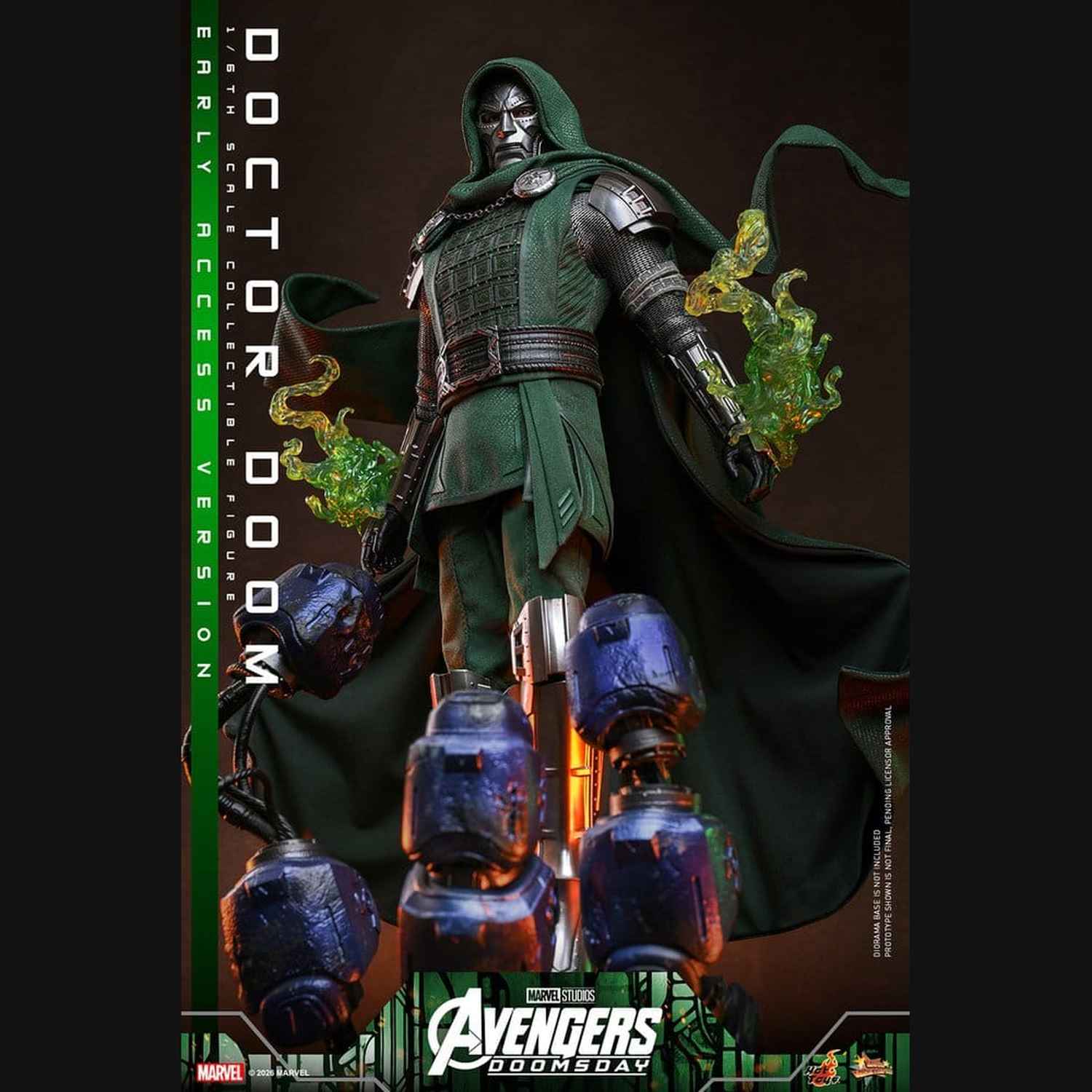 Hot Toys Marvel: Avengers Doomsday - Doctor Doom Masterpiece 1/6 Actionfigur