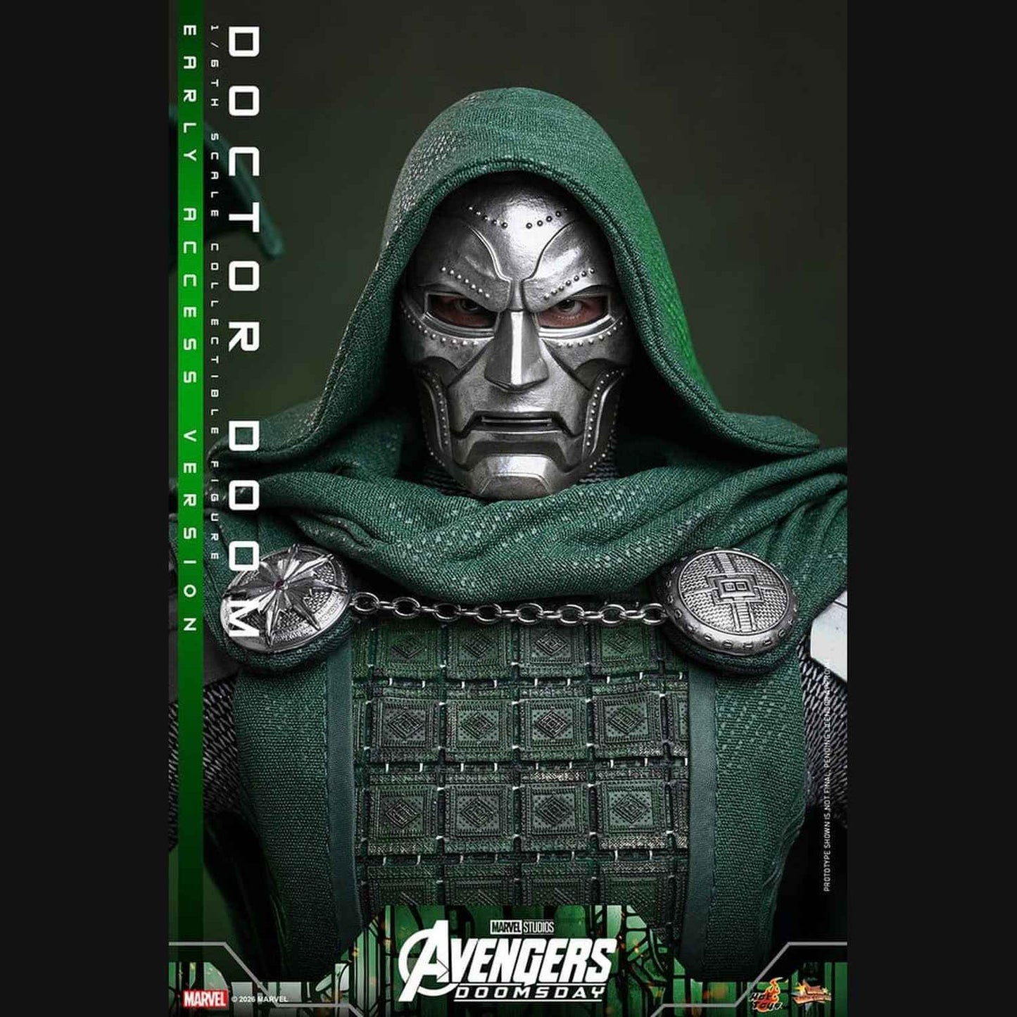 Hot Toys Marvel: Avengers Doomsday - Doctor Doom Masterpiece 1/6 Actionfigur