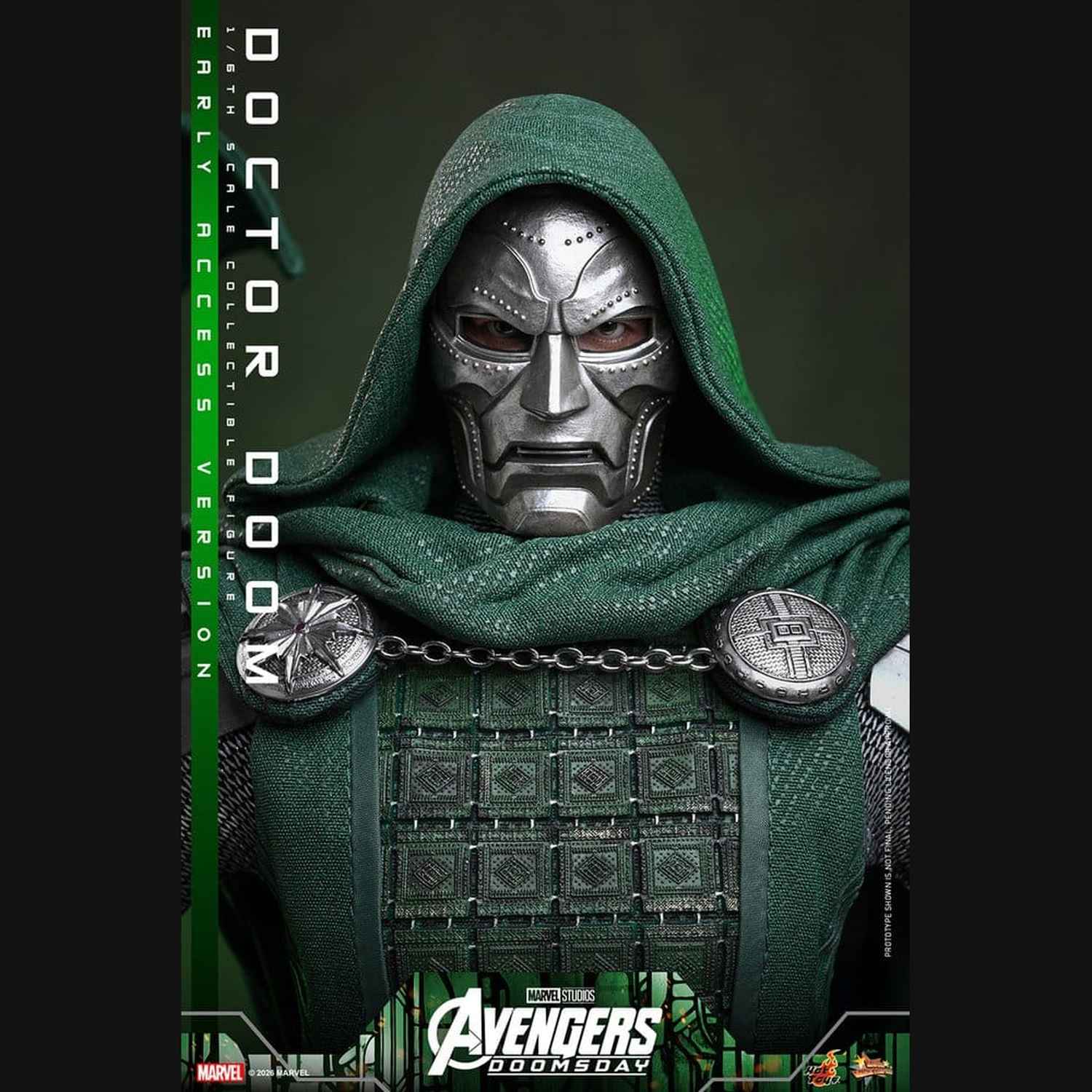Hot Toys Marvel: Avengers Doomsday - Doctor Doom Masterpiece 1/6 Actionfigur