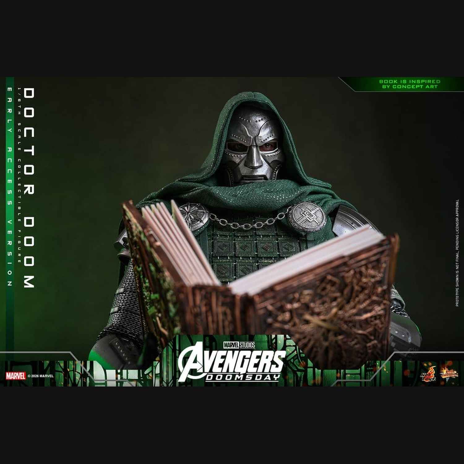 Hot Toys Marvel: Avengers Doomsday - Doctor Doom Masterpiece 1/6 Actionfigur