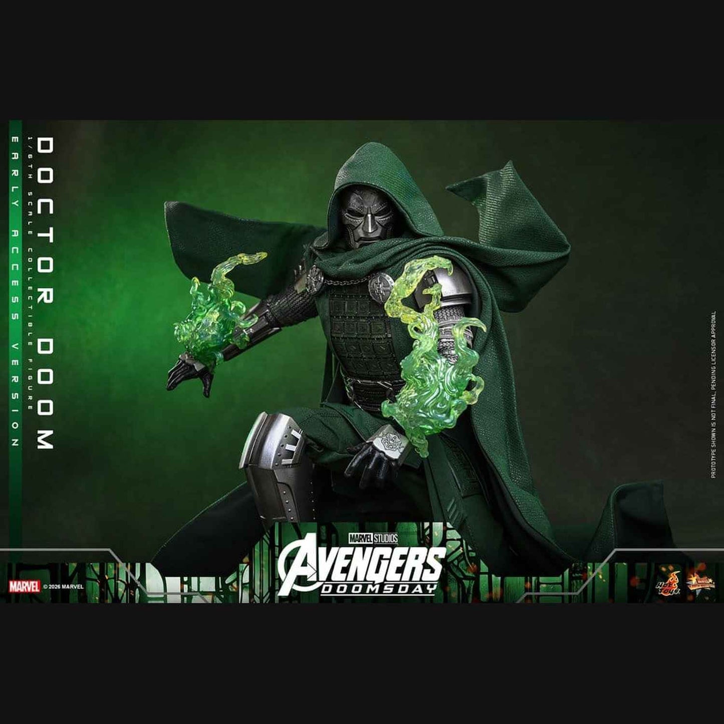 Hot Toys Marvel: Avengers Doomsday - Doctor Doom Masterpiece 1/6 Actionfigur
