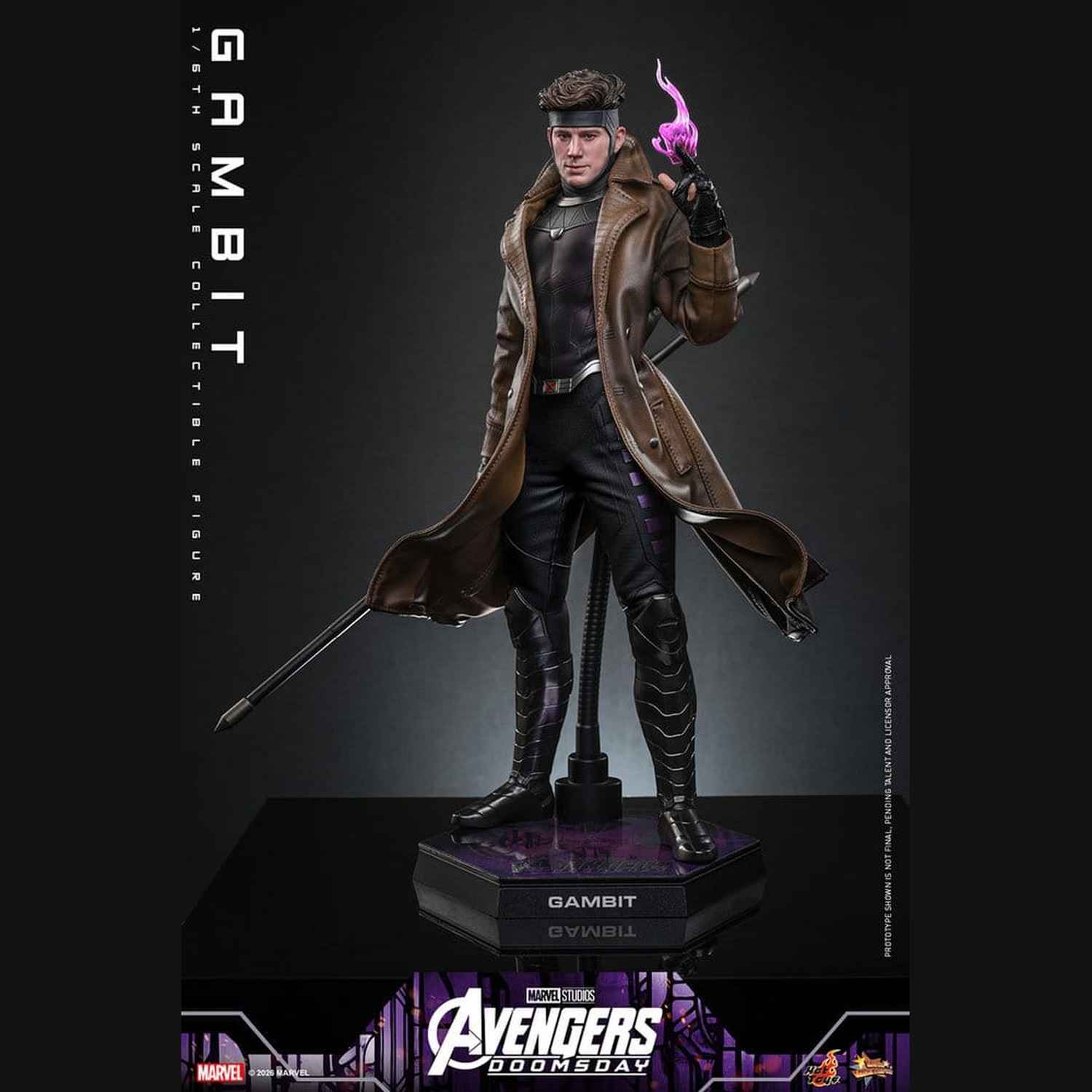 Hot Toys Marvel: Avengers Doomsday - Gambit Masterpiece 1/6 Actionfigur