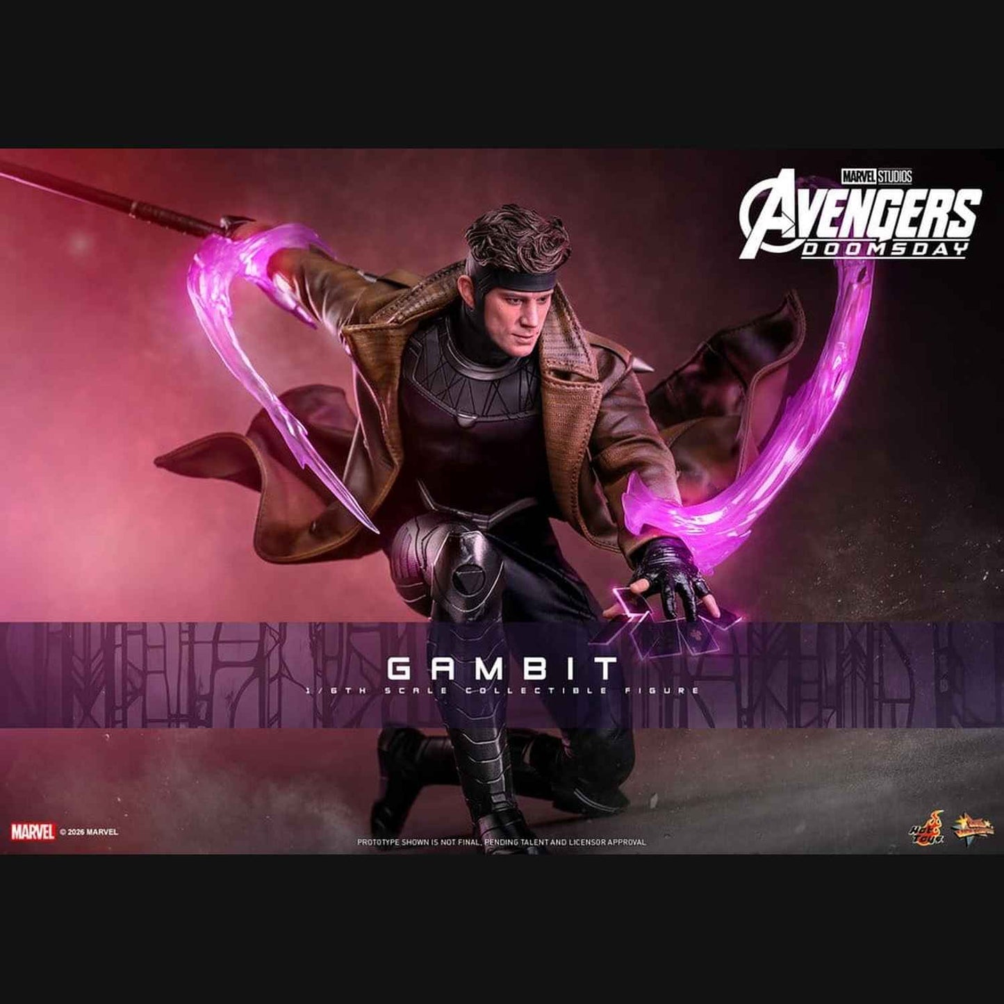 Hot Toys Marvel: Avengers Doomsday - Gambit Masterpiece 1/6 Actionfigur
