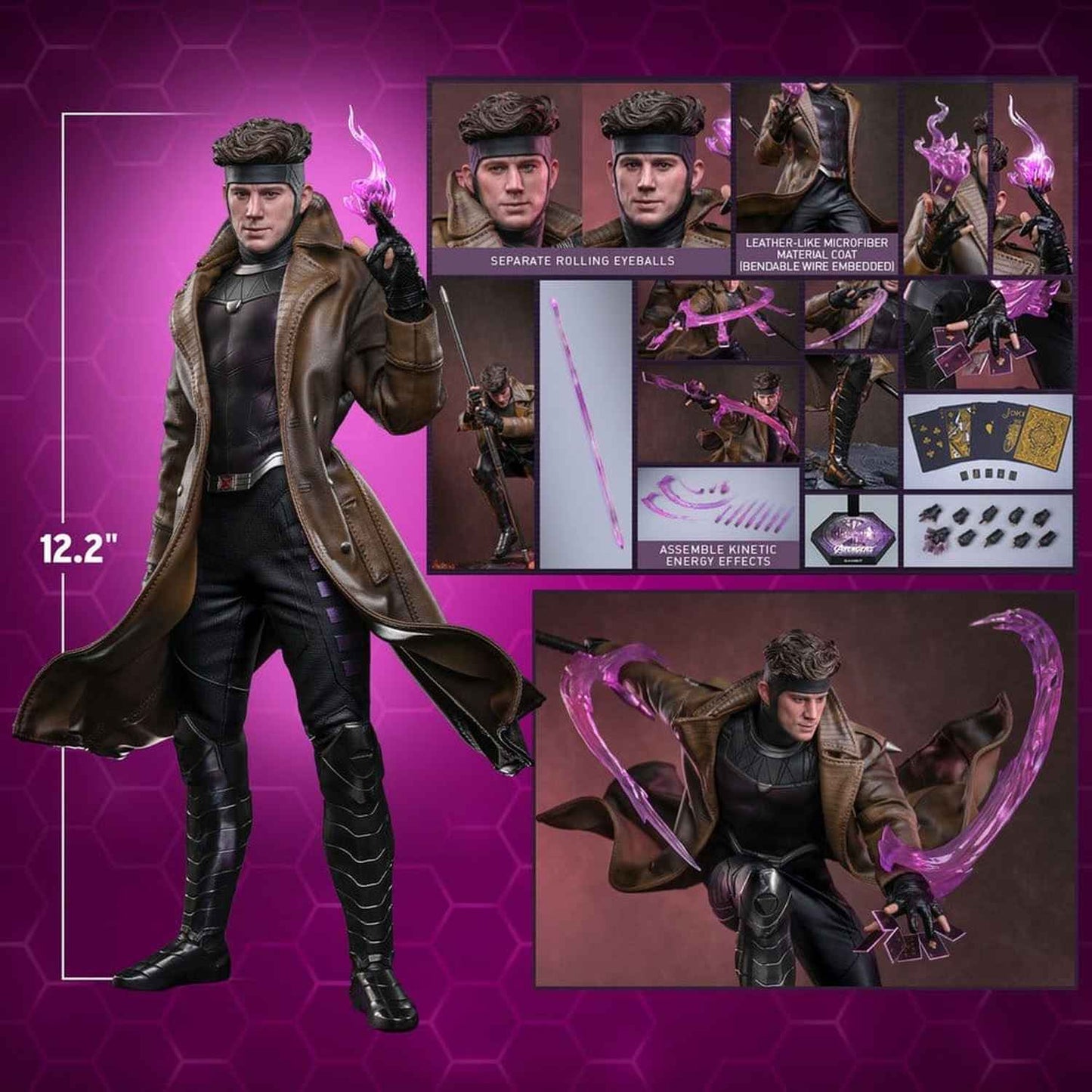 Hot Toys Marvel: Avengers Doomsday - Gambit Masterpiece 1/6 Actionfigur