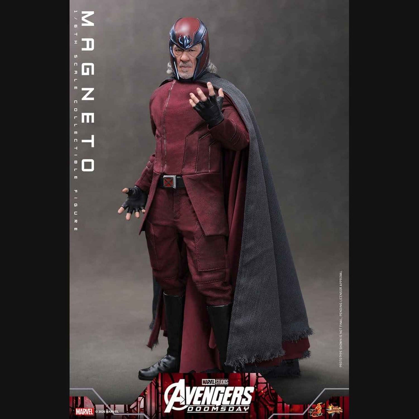 Hot Toys Marvel: Avengers Doomsday - Magneto Masterpiece 1/6 Actionfigur
