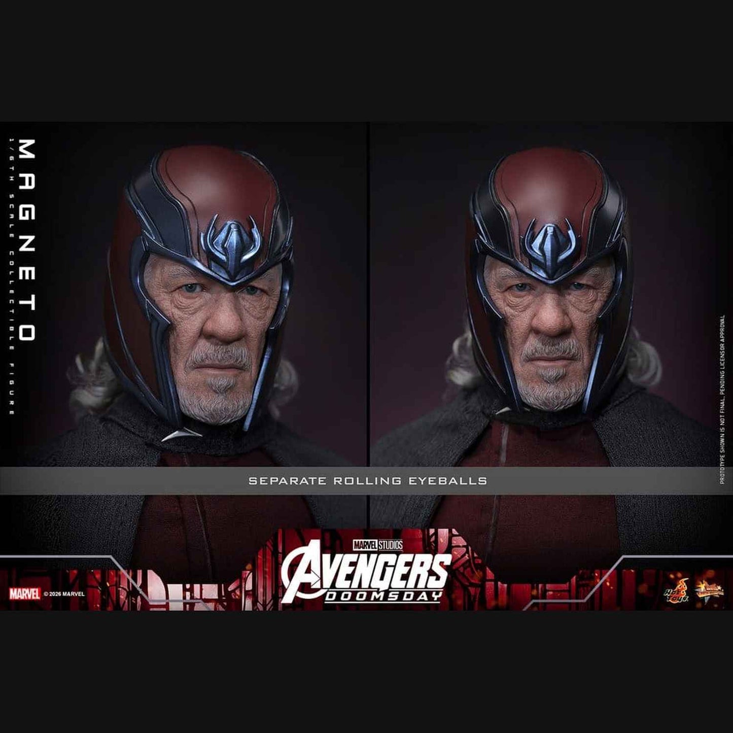 Hot Toys Marvel: Avengers Doomsday - Magneto Masterpiece 1/6 Actionfigur