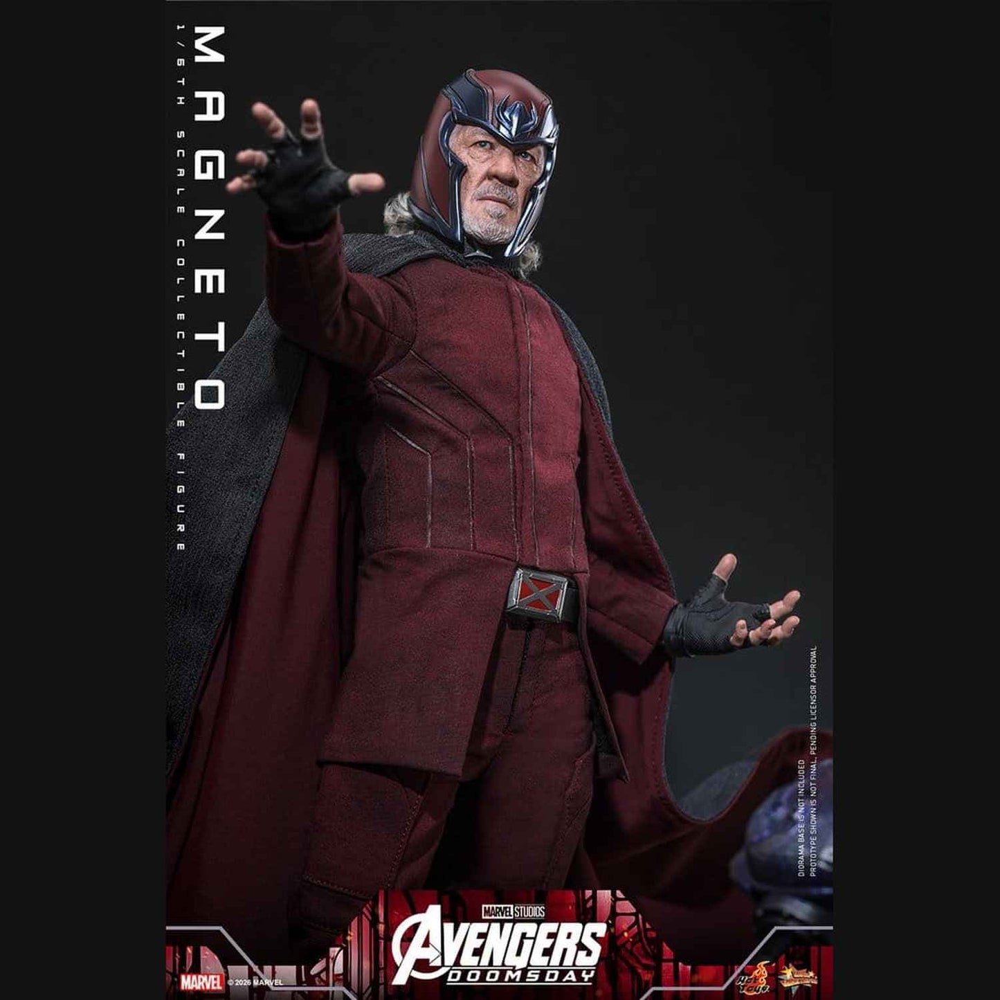 Hot Toys Marvel: Avengers Doomsday - Magneto Masterpiece 1/6 Actionfigur