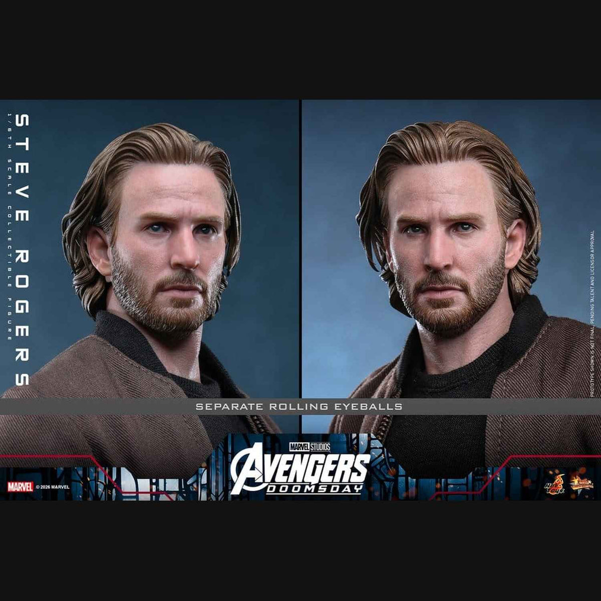 Hot Toys Marvel: Avengers Doomsday - Steve Rogers Masterpiece 1/6 Actionfigur