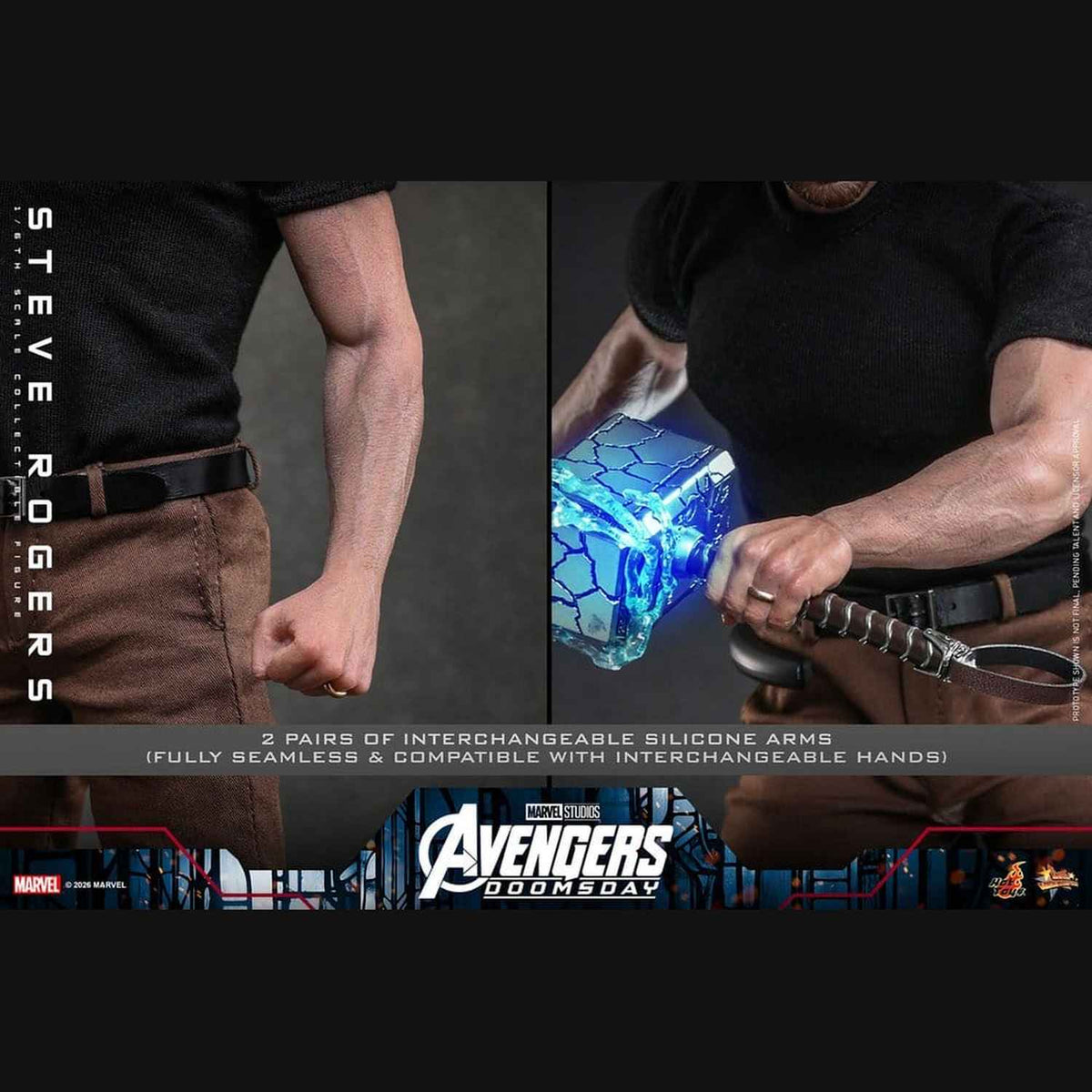 Hot Toys Marvel: Avengers Doomsday - Steve Rogers Masterpiece 1/6 Actionfigur