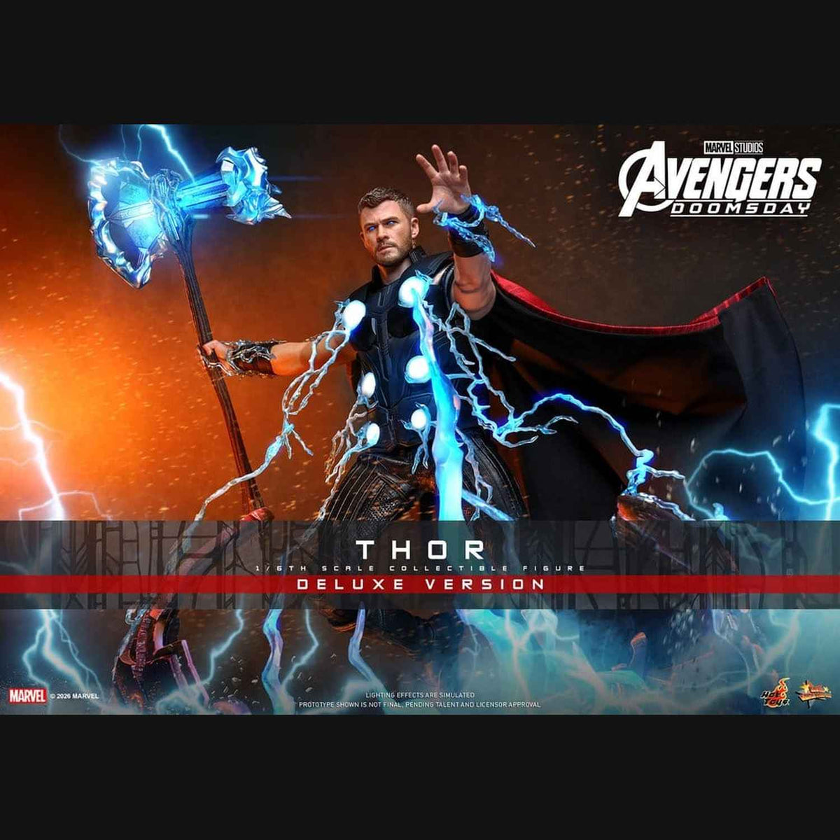 Hot Toys Marvel: Avengers Doomsday - Thor (Deluxe) Masterpiece 1/6 Actionfigur