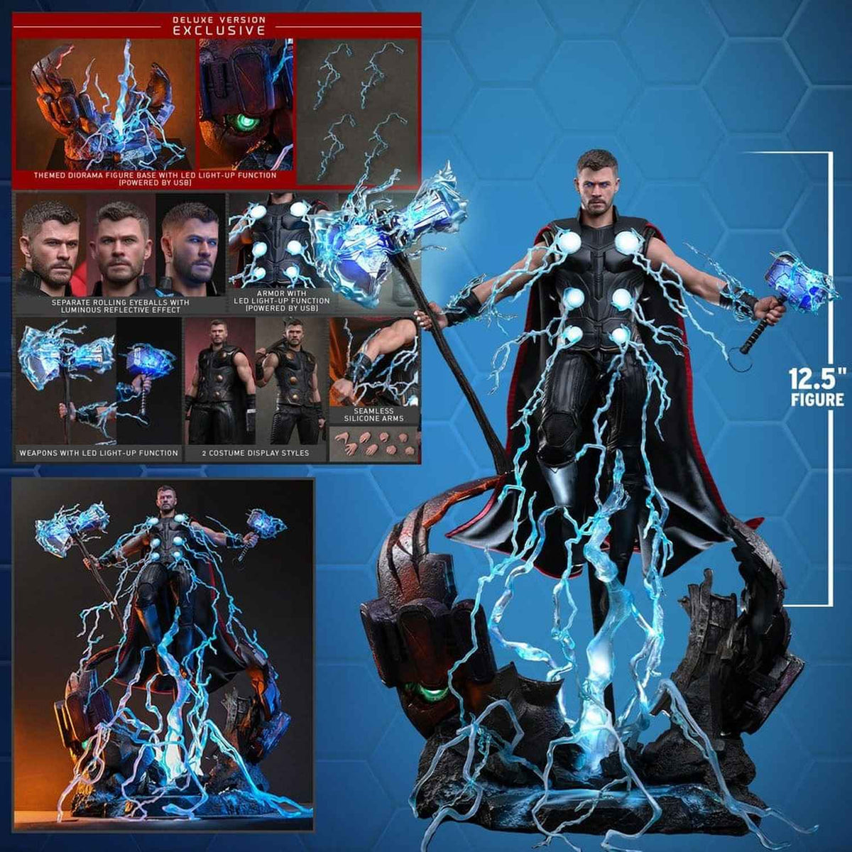 Hot Toys Marvel: Avengers Doomsday - Thor (Deluxe) Masterpiece 1/6 Actionfigur