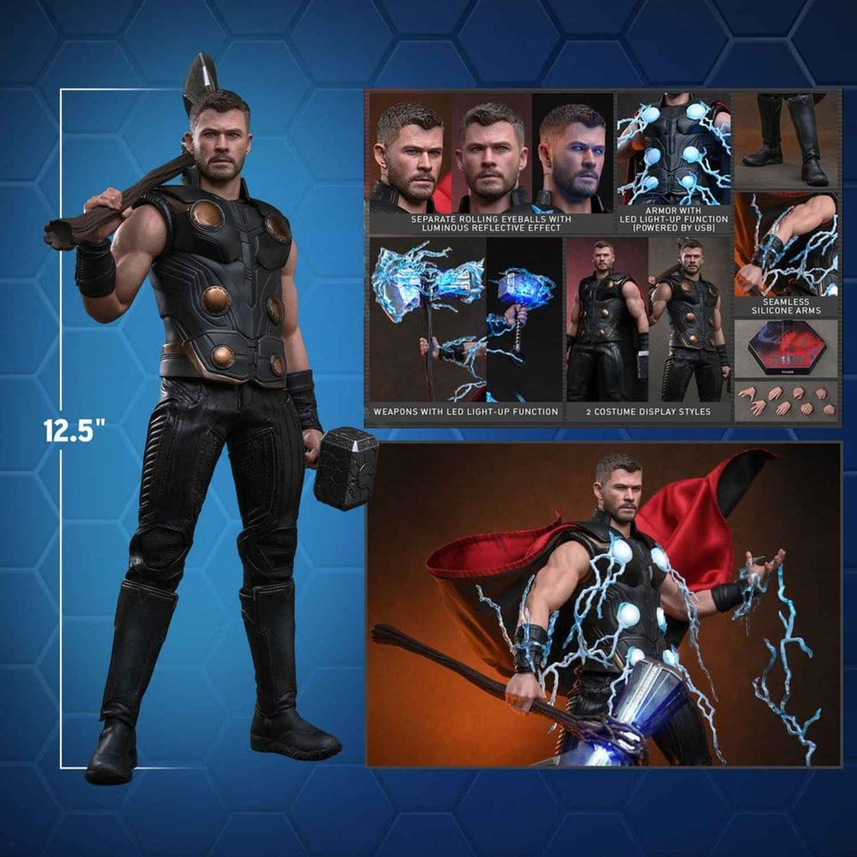 Hot Toys Marvel: Avengers Doomsday - Thor Masterpiece 1/6 Actionfigur