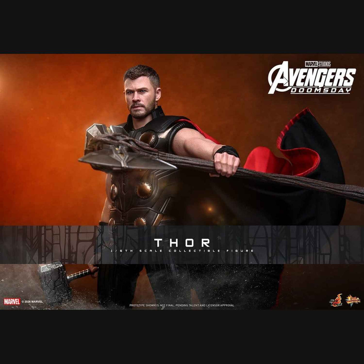 Hot Toys Marvel: Avengers Doomsday - Thor Masterpiece 1/6 Actionfigur