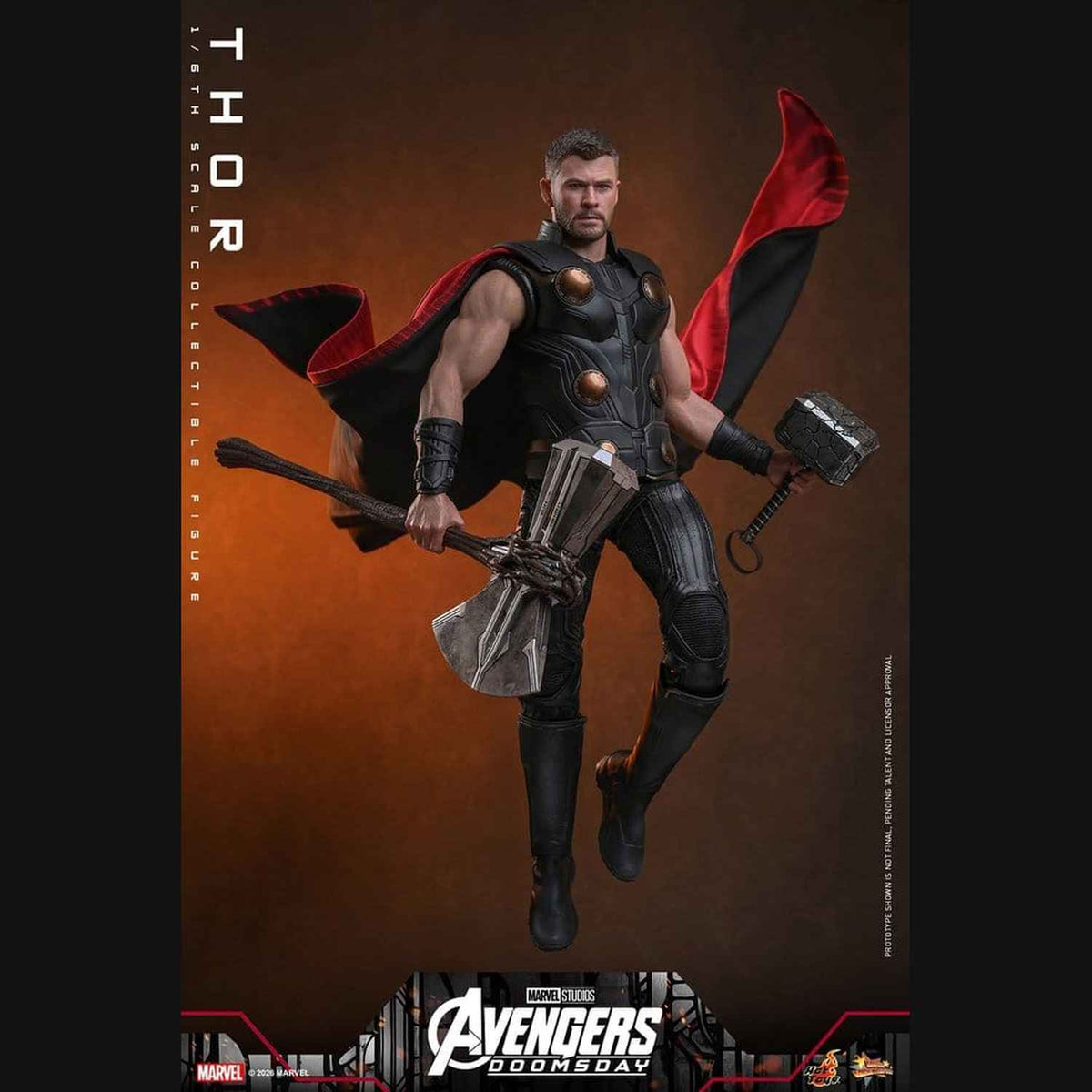 Hot Toys Marvel: Avengers Doomsday - Thor Masterpiece 1/6 Actionfigur