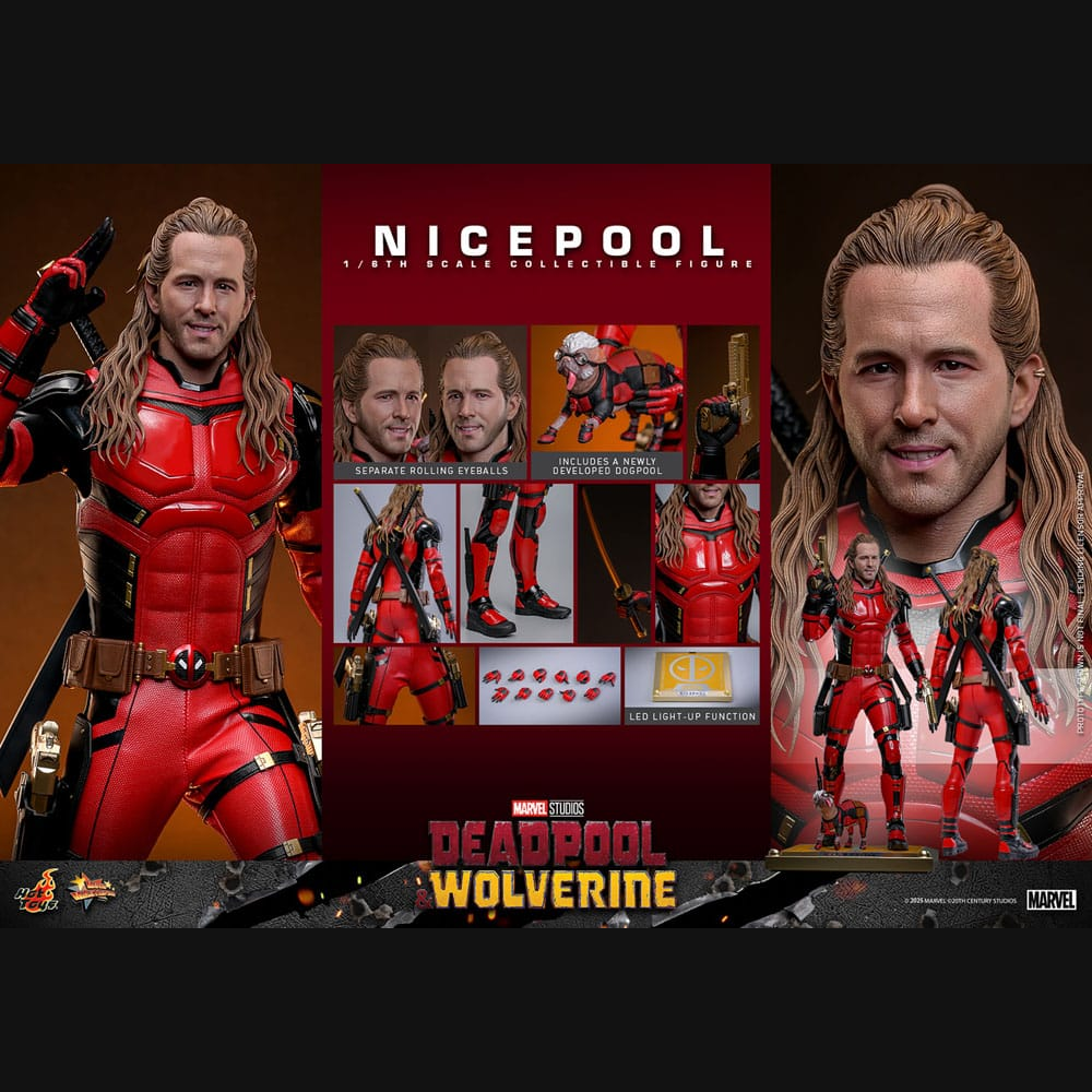 Hot Toys Marvel: Deadpool & Wolverine - Nicepool Masterpiece 1/6 Actionfigur