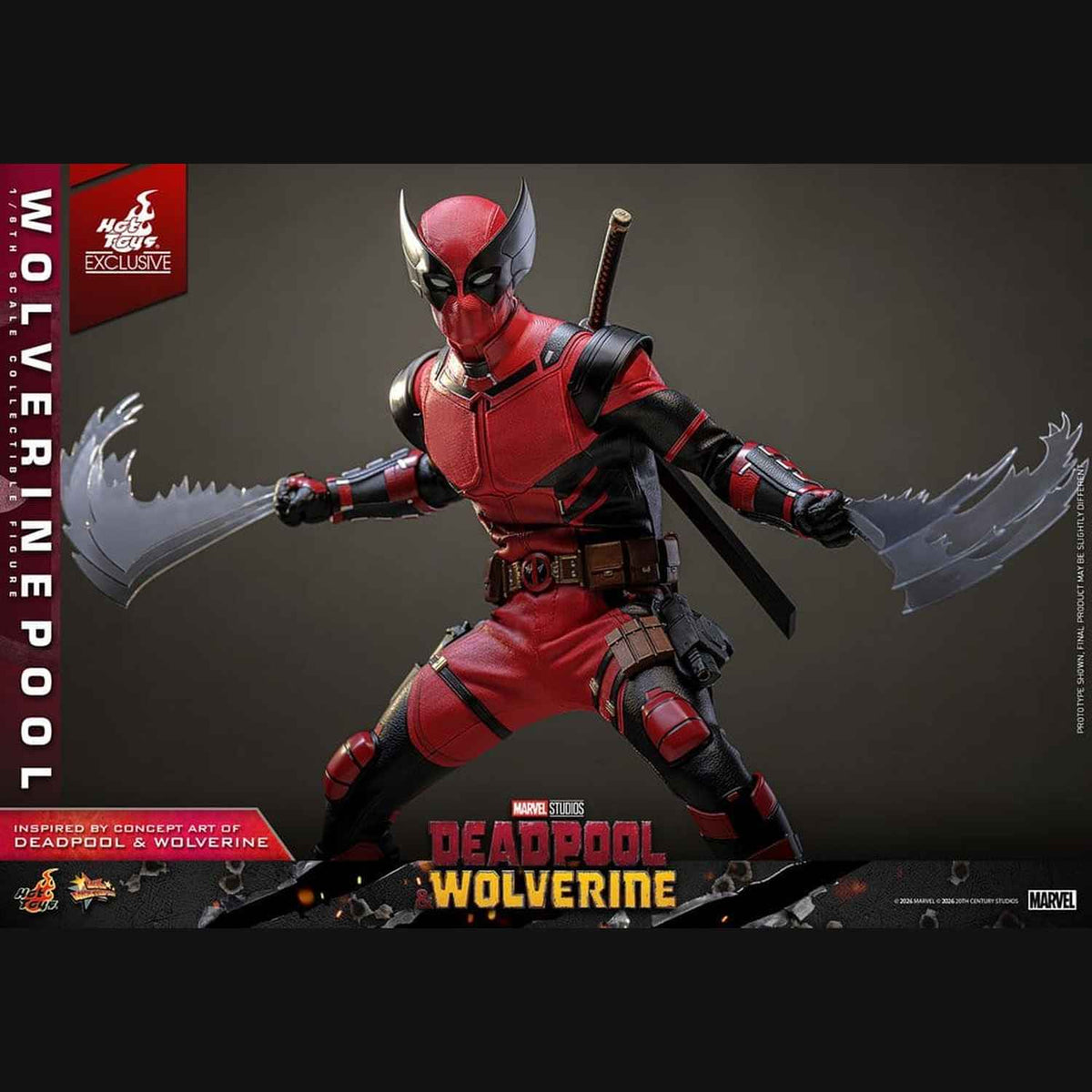 Hot Toys Marvel: Deadpool & Wolverine - Wolverinepool Masterpiece 1/6 Actionfigur