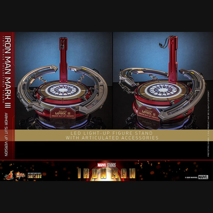 Hot Toys Marvel: Iron Man - Iron Man Mark III (Armor Suit Up) Masterpiece Diecast 1/6 Actionfigur