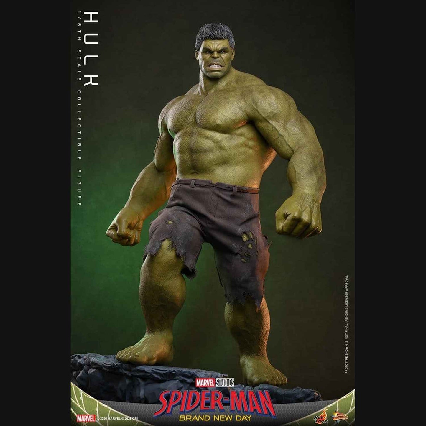 Hot Toys Marvel: Spider-Man Brand New Day - Hulk Masterpiece 1/6 Actionfigur