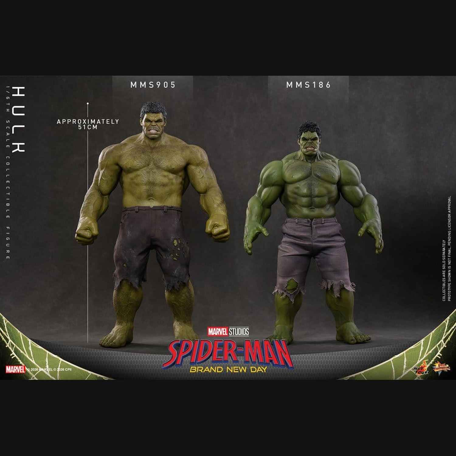 Hot Toys Marvel: Spider-Man Brand New Day - Hulk Masterpiece 1/6 Actionfigur