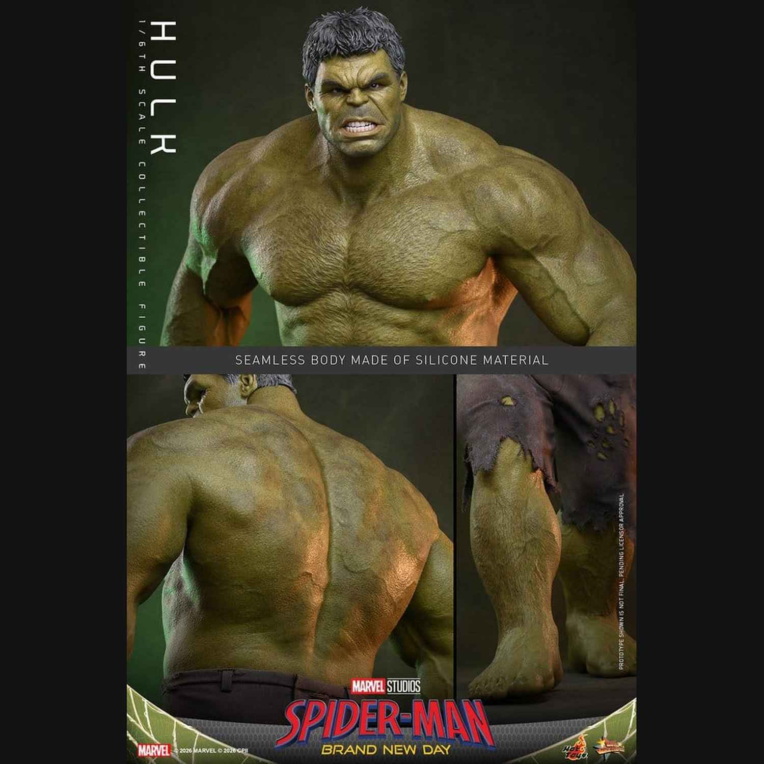 Hot Toys Marvel: Spider-Man Brand New Day - Hulk Masterpiece 1/6 Actionfigur