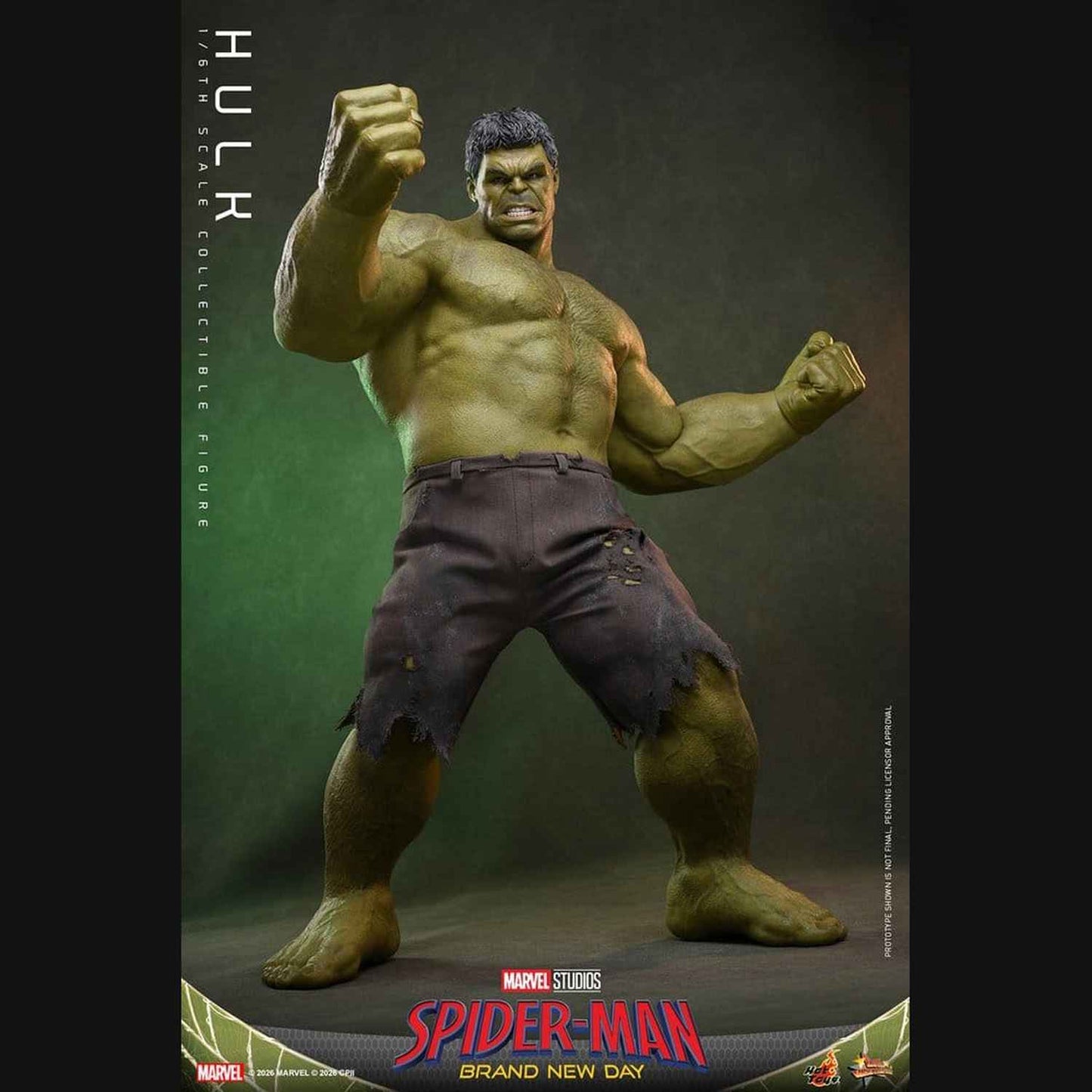 Hot Toys Marvel: Spider-Man Brand New Day - Hulk Masterpiece 1/6 Actionfigur