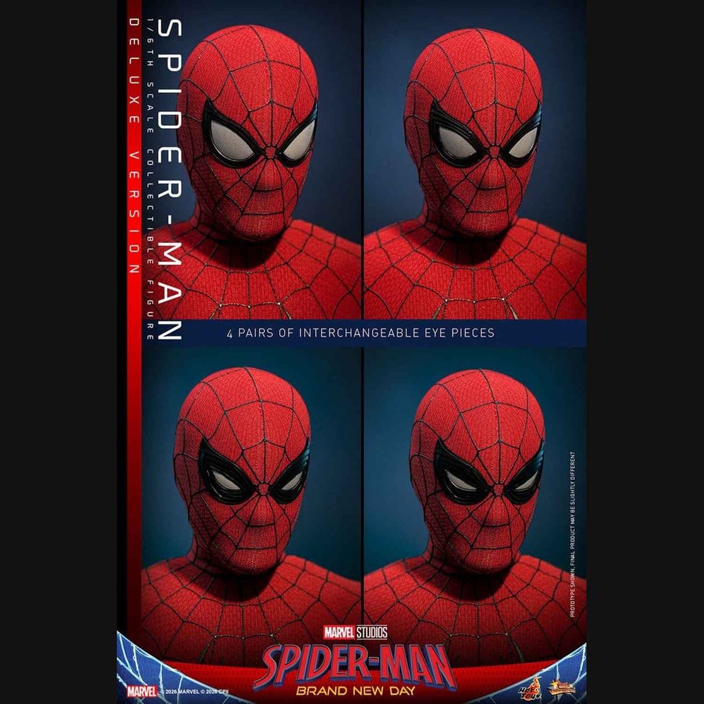 Hot Toys Marvel: Spider-Man Brand New Day - Spider-Man (Deluxe) Masterpiece 1/6 Actionfigur