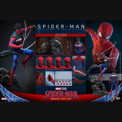 Hot Toys Marvel: Spider-Man Brand New Day - Spider-Man (Deluxe) Masterpiece 1/6 Actionfigur
