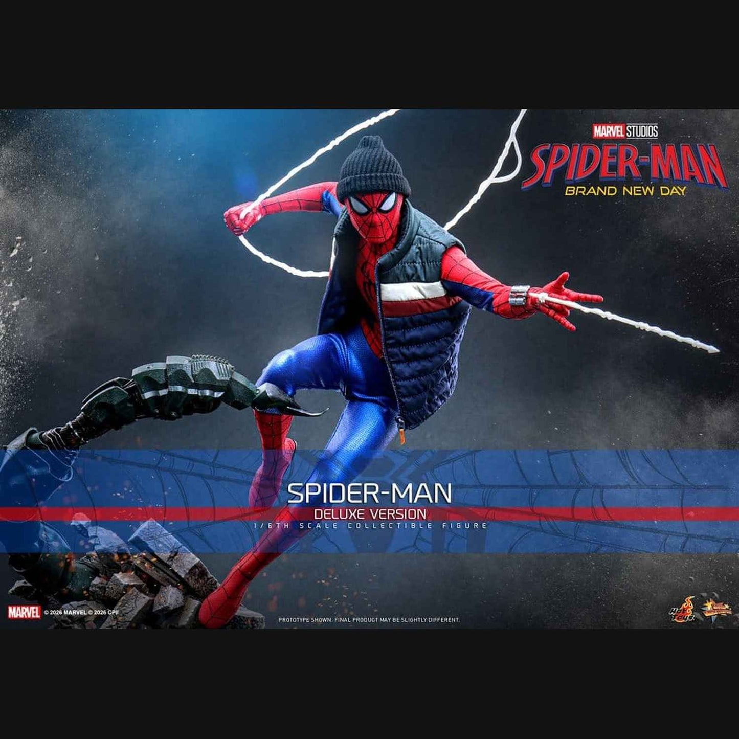 Hot Toys Marvel: Spider-Man Brand New Day - Spider-Man (Deluxe) Masterpiece 1/6 Actionfigur