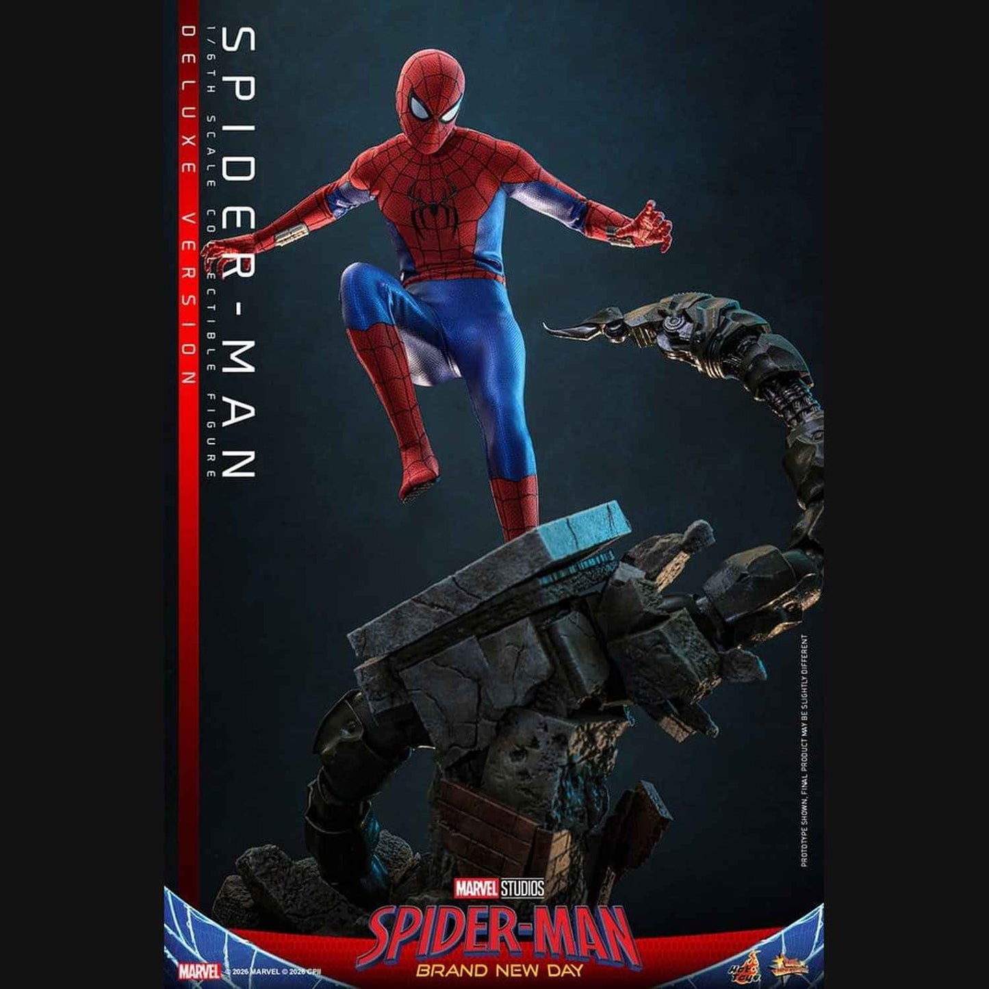 Hot Toys Marvel: Spider-Man Brand New Day - Spider-Man (Deluxe) Masterpiece 1/6 Actionfigur