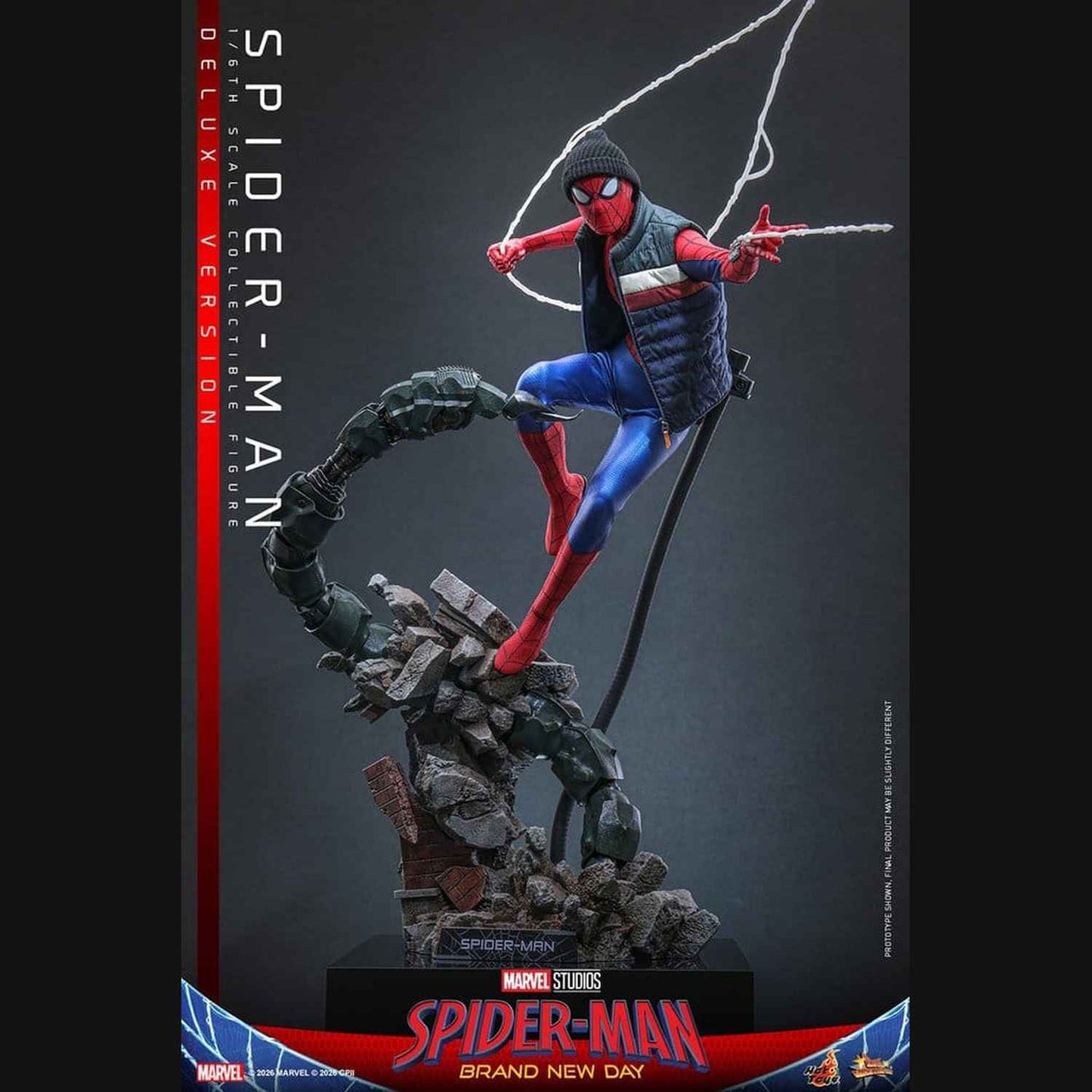 Hot Toys Marvel: Spider-Man Brand New Day - Spider-Man (Deluxe) Masterpiece 1/6 Actionfigur