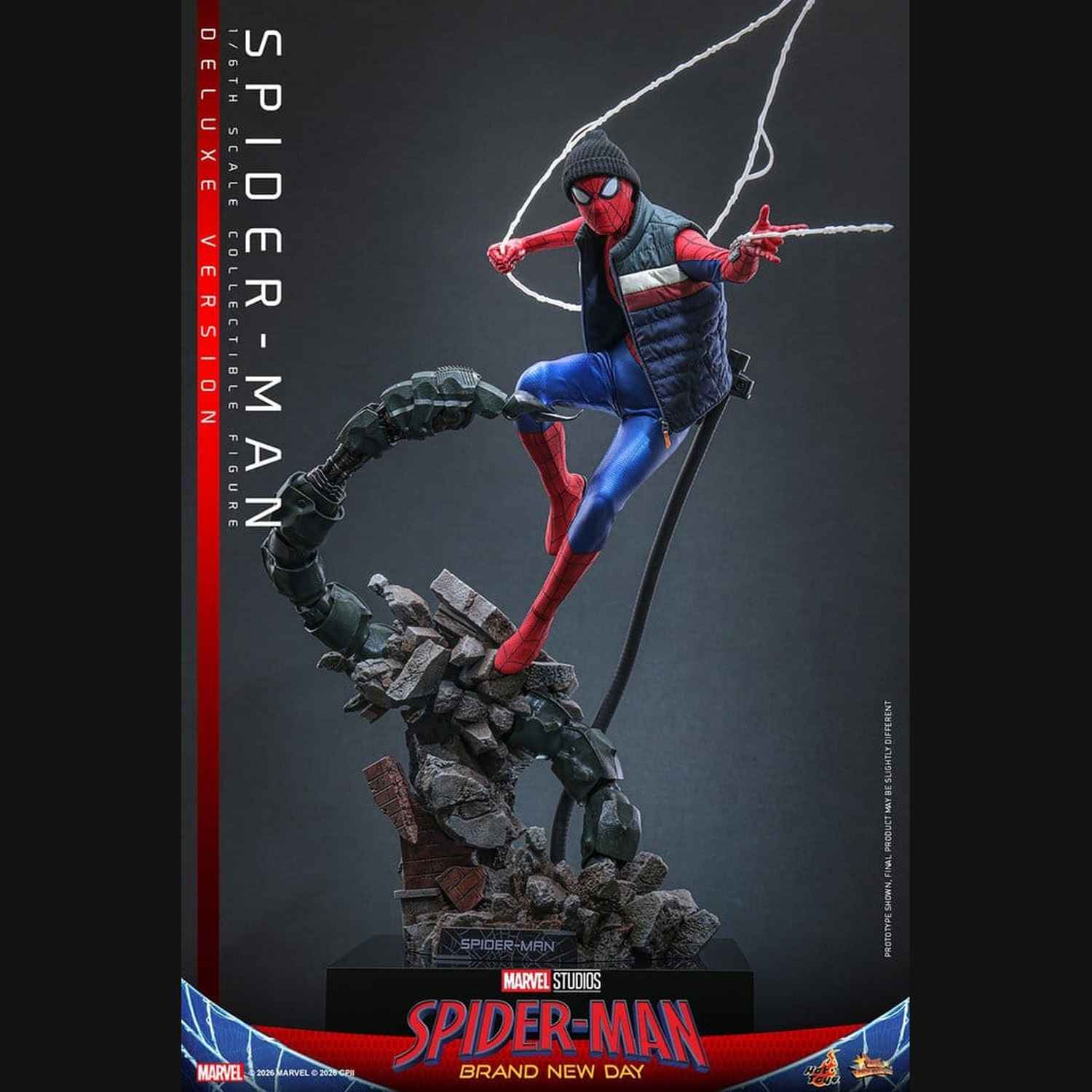 Hot Toys Marvel: Spider-Man Brand New Day - Spider-Man (Deluxe) Masterpiece 1/6 Actionfigur
