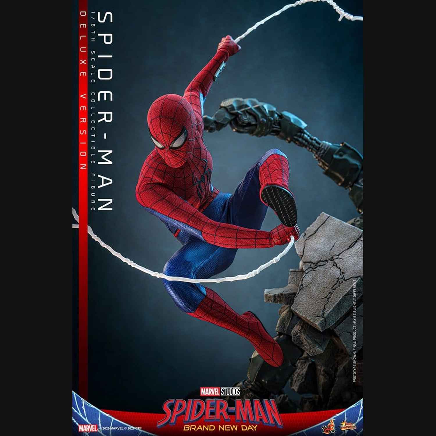 Hot Toys Marvel: Spider-Man Brand New Day - Spider-Man (Deluxe) Masterpiece 1/6 Actionfigur
