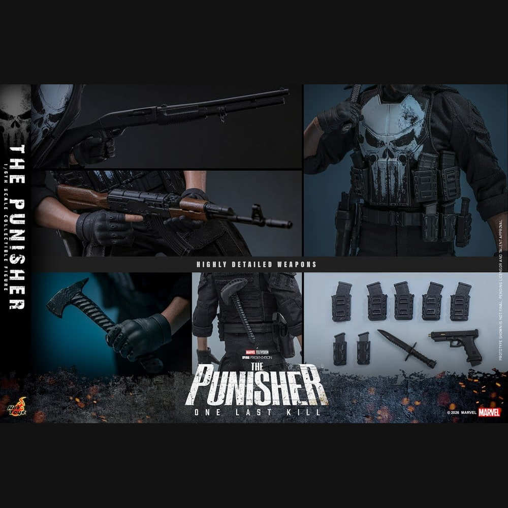 Hot Toys Marvel: The Punisher - The Punisher Masterpiece 1/6 Actionfigur