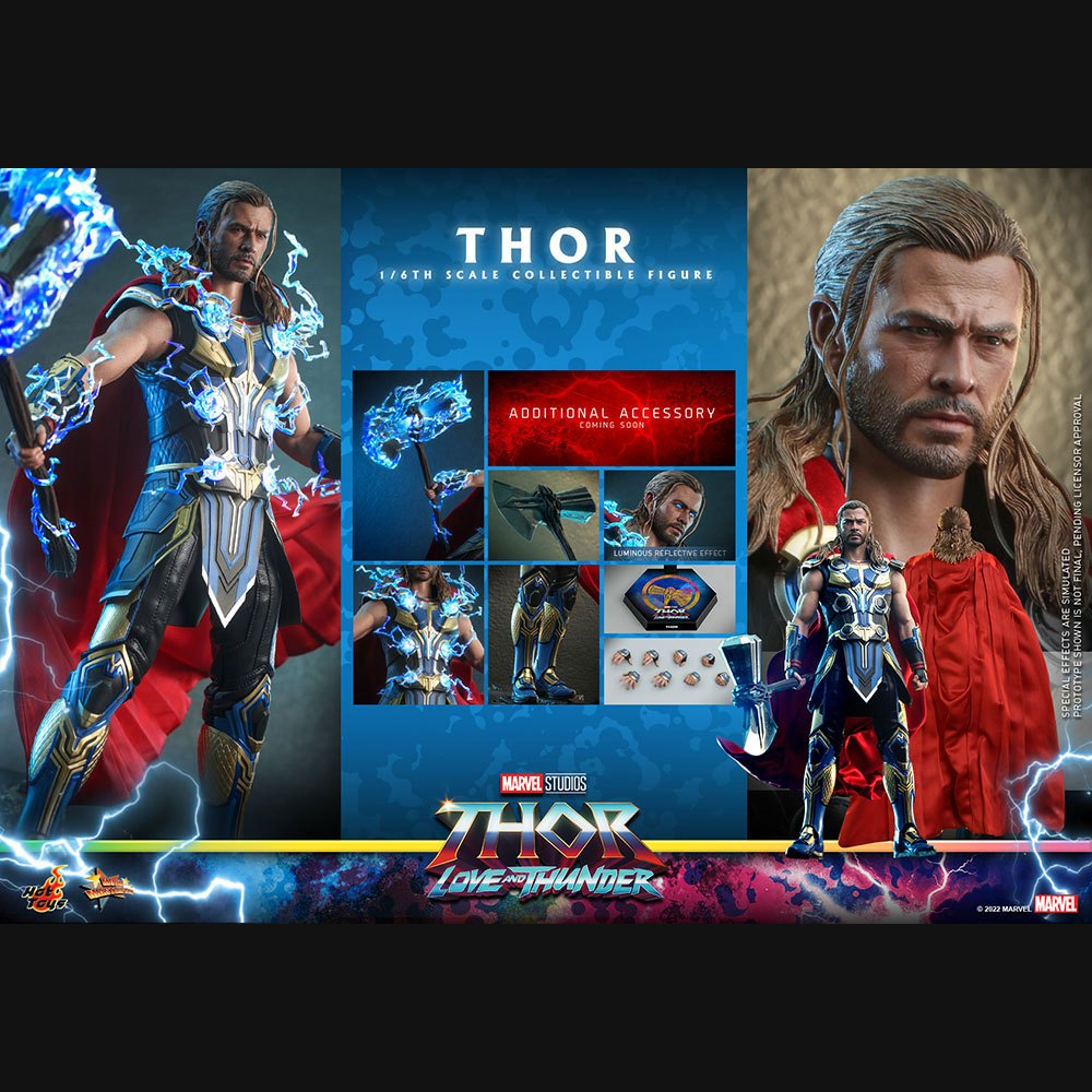 Hot Toys Marvel: Thor Love & Thunder - Thor Masterpiece 1/6 Actionfigur