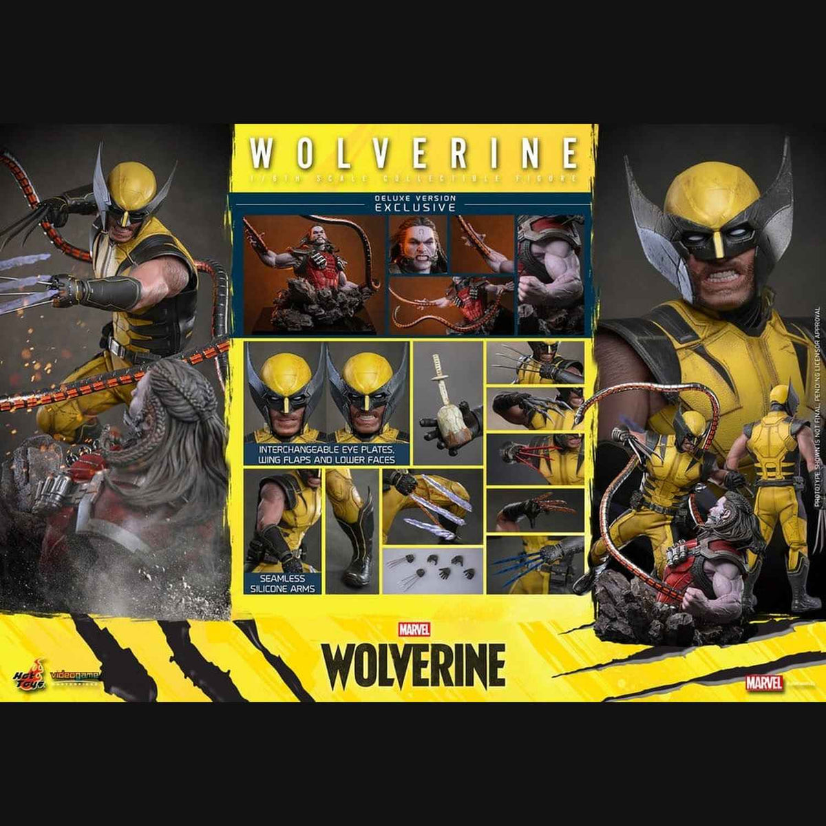 Hot Toys Marvel: Video Game - Wolverine (Deluxe) Masterpiece 1/6 Actionfigur