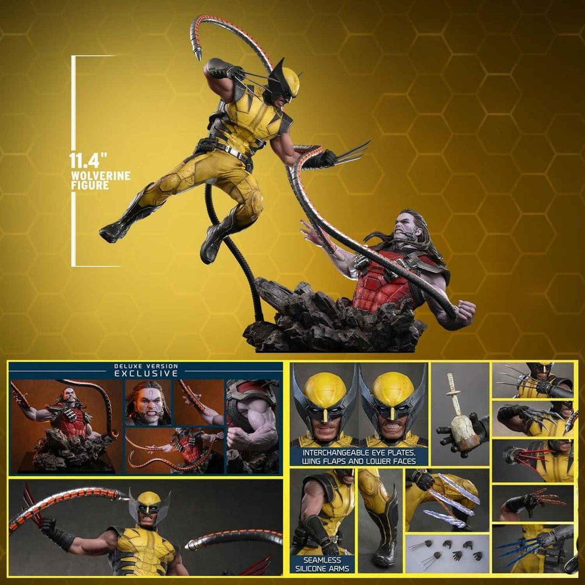 Hot Toys Marvel: Video Game - Wolverine (Deluxe) Masterpiece 1/6 Actionfigur