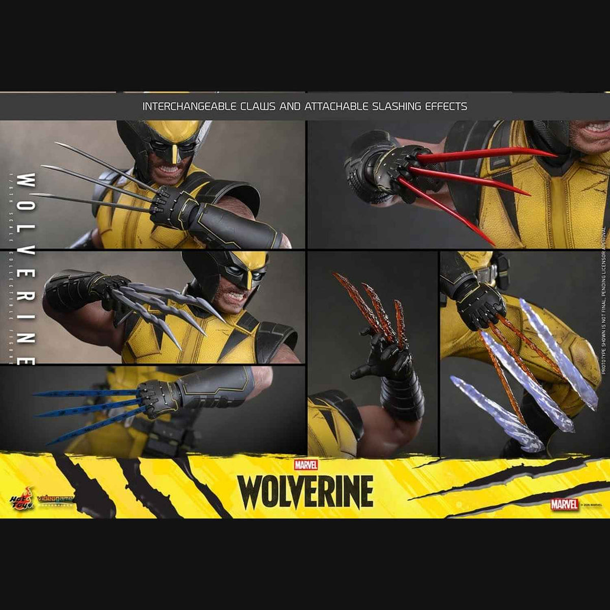 Hot Toys Marvel: Video Game - Wolverine Masterpiece 1/6 Actionfigur