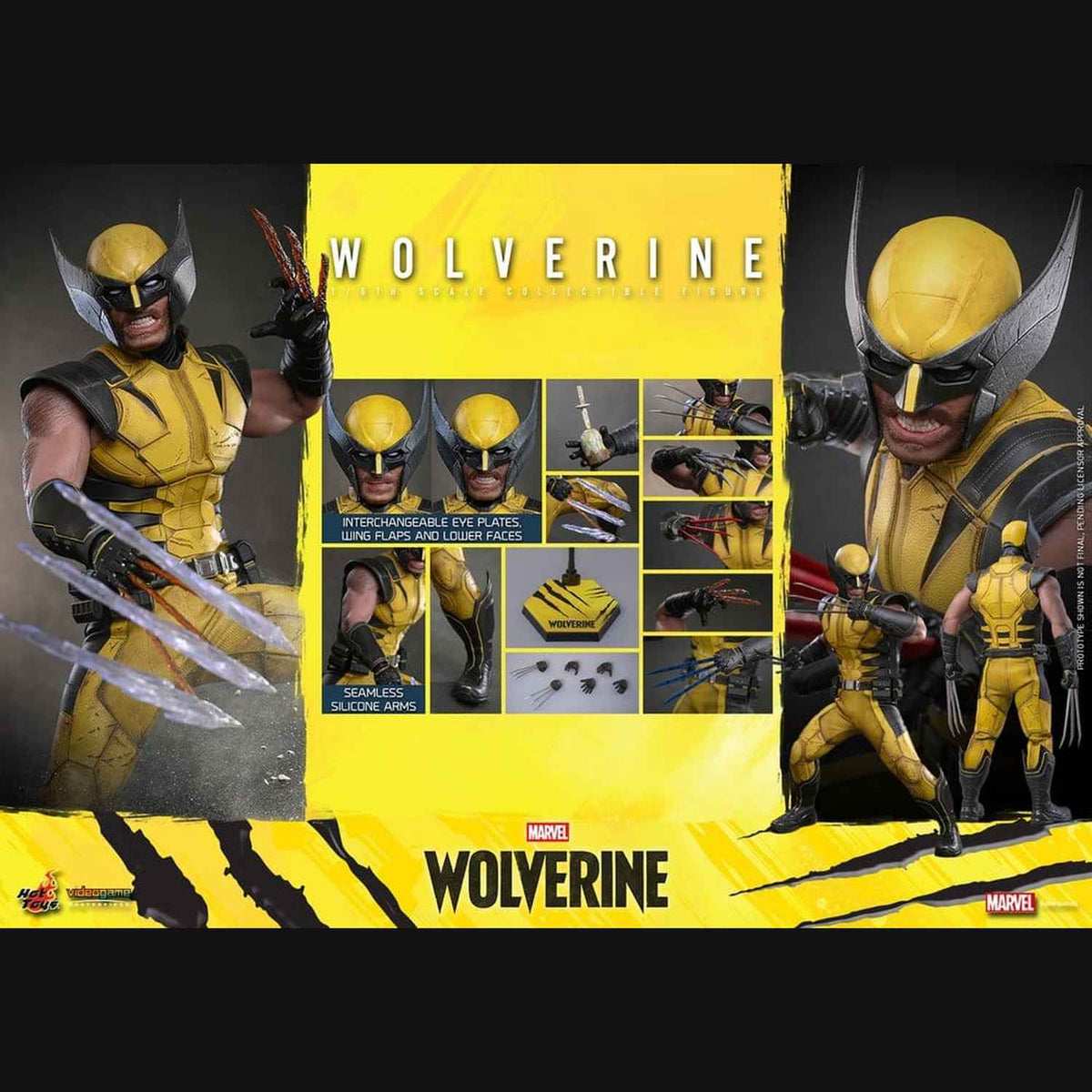 Hot Toys Marvel: Video Game - Wolverine Masterpiece 1/6 Actionfigur
