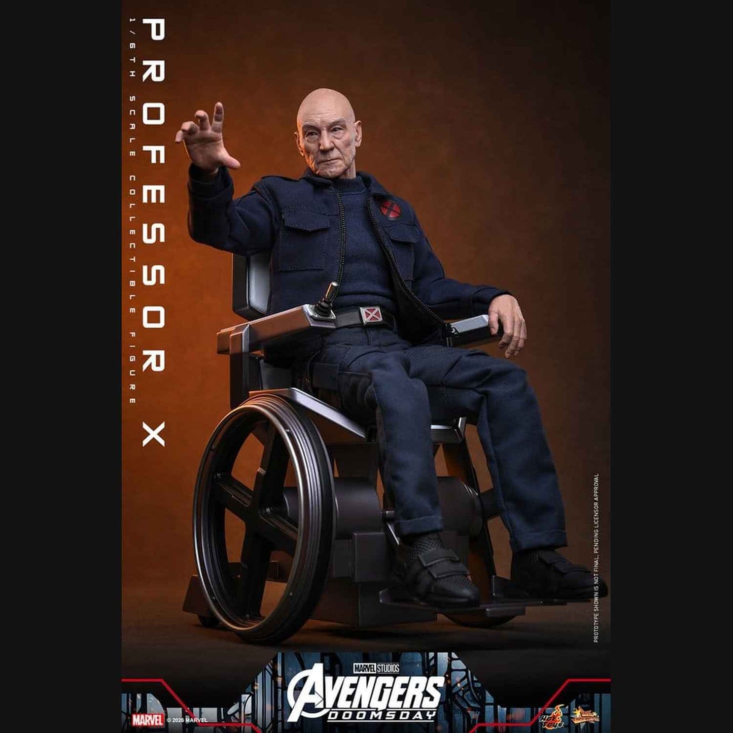 Hot Toys Marvel: X-Men - Professor X 1/6 Actionfigur