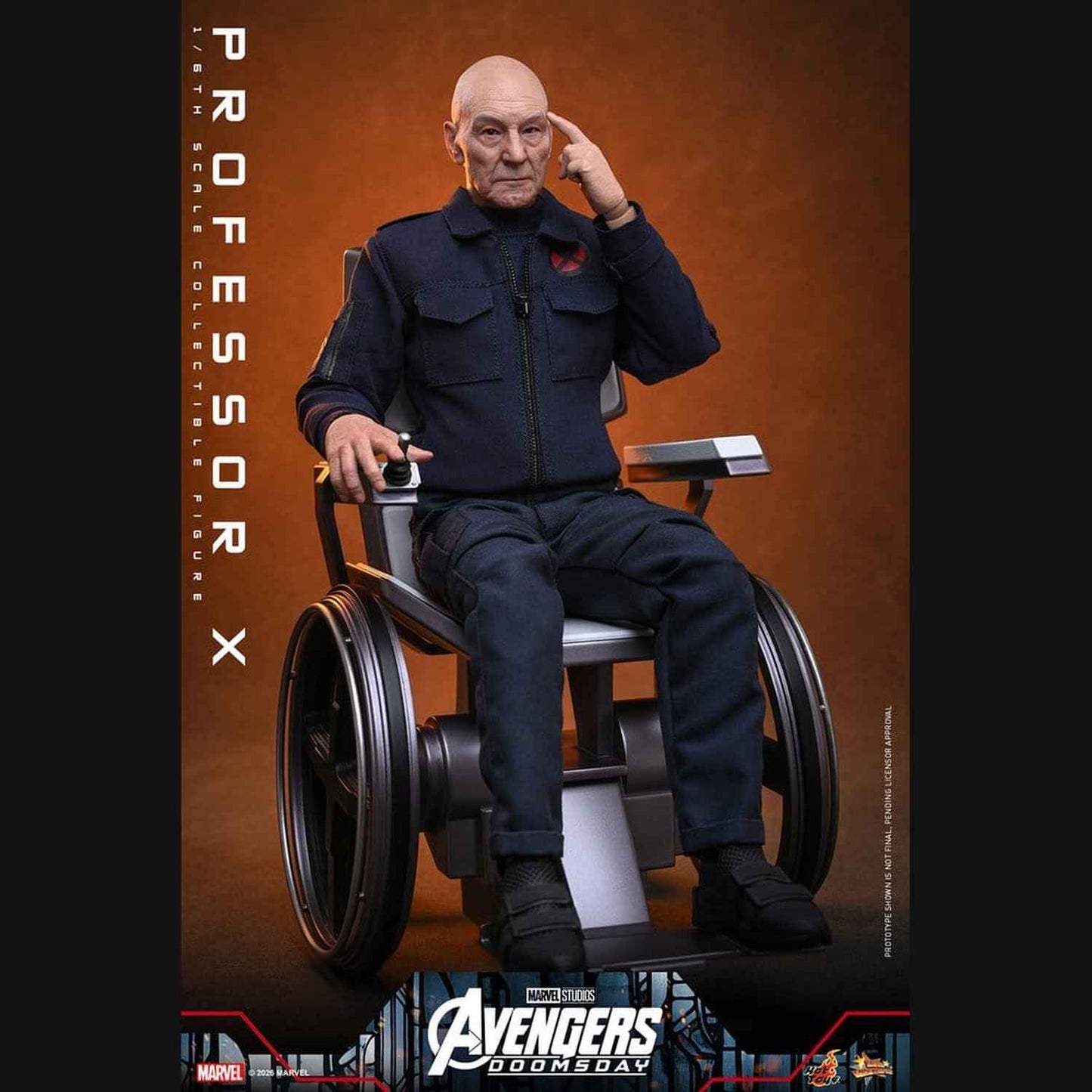 Hot Toys Marvel: X-Men - Professor X 1/6 Actionfigur